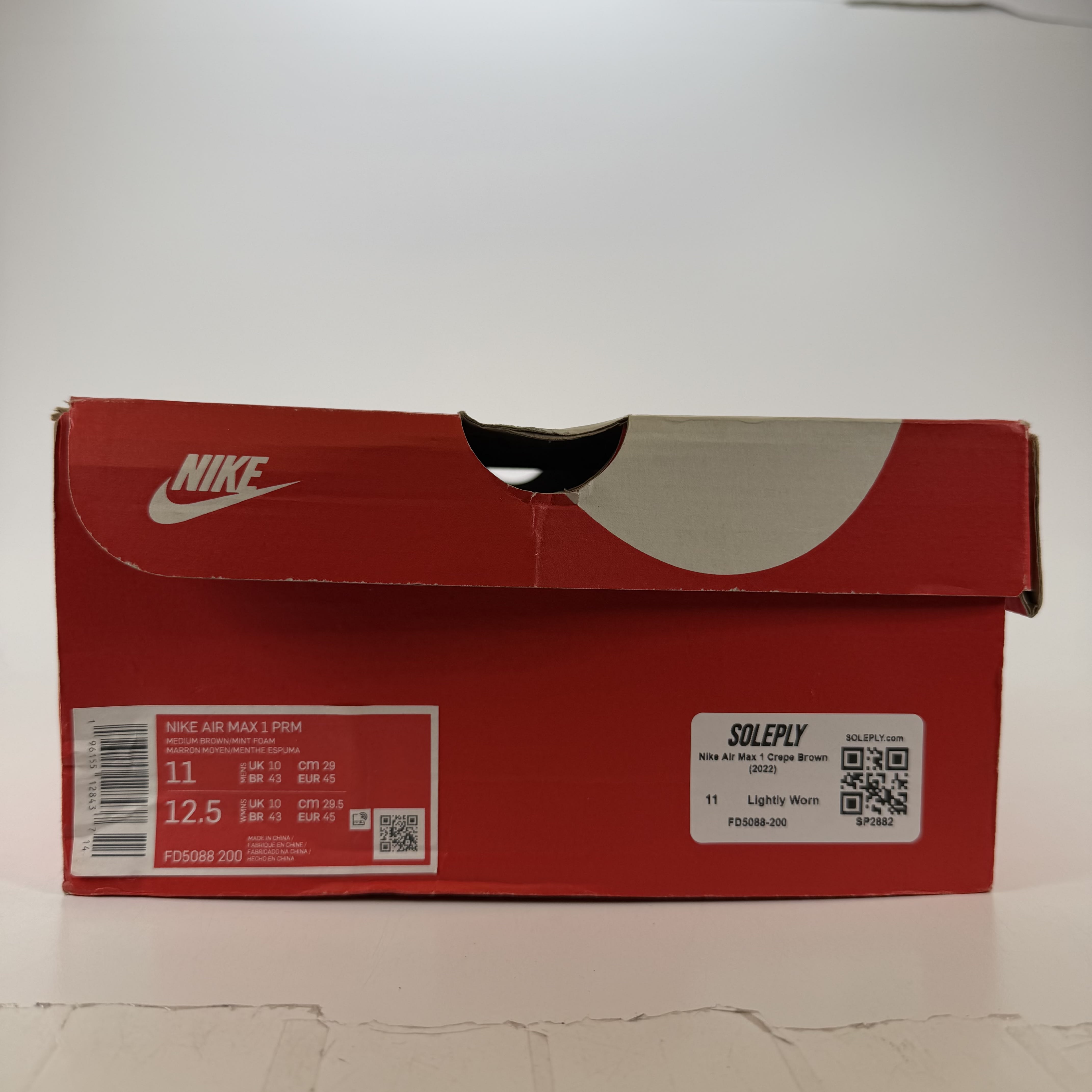 SP2882 Nike Air Max 1 Crepe Brown (2022)