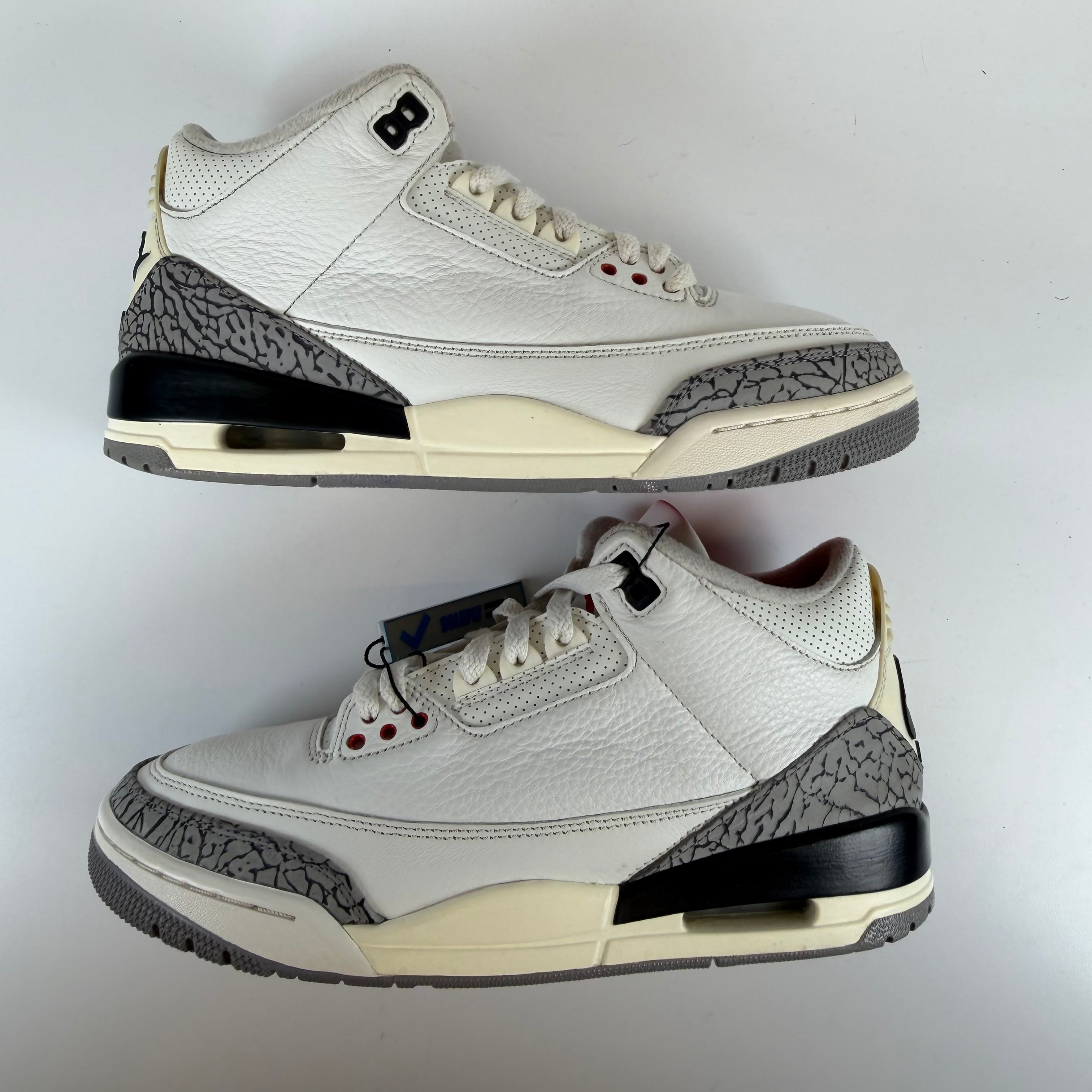 630777 Jordan 3 Retro White Cement Reimagined