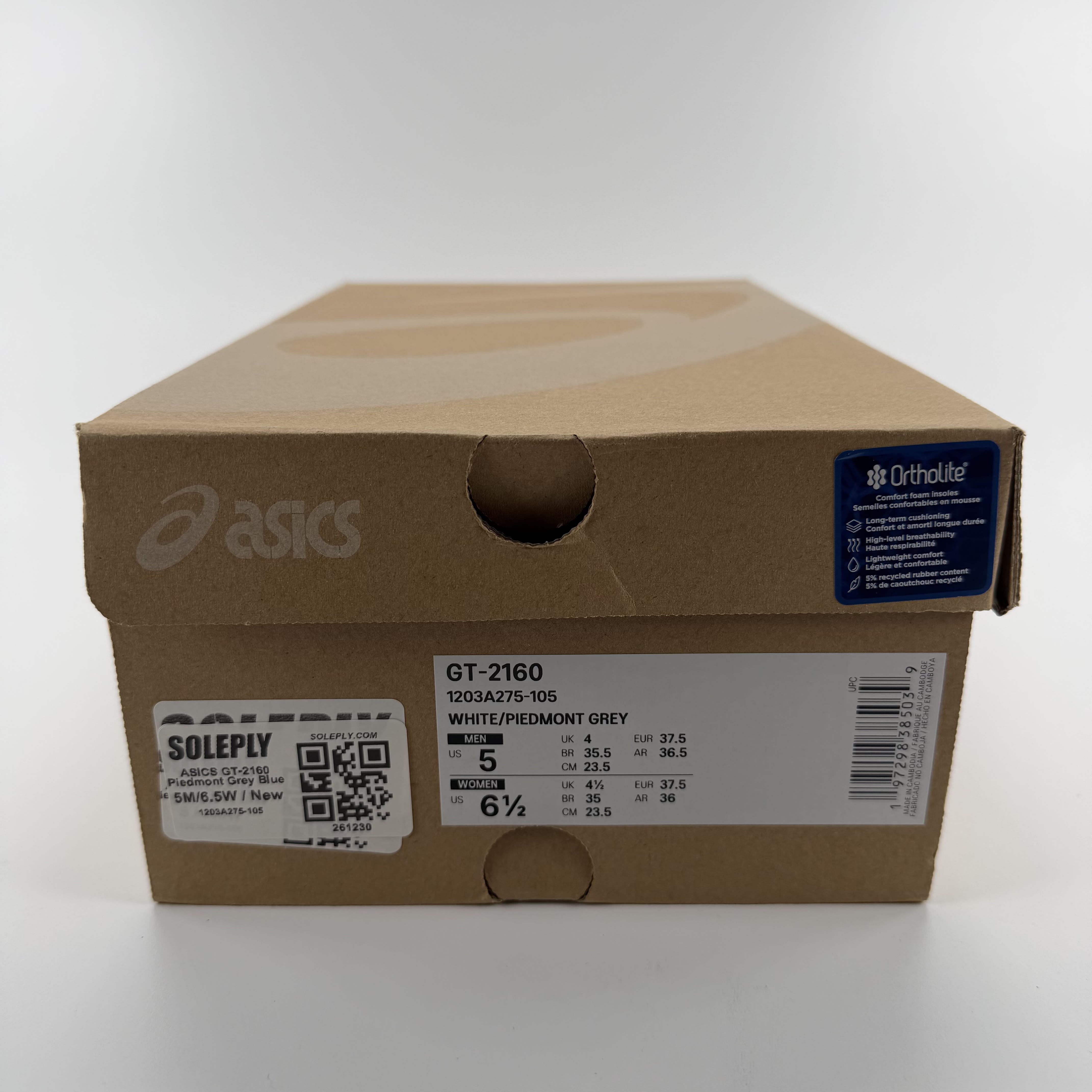 261230 ASICS GT-2160 Piedmont Grey Blue