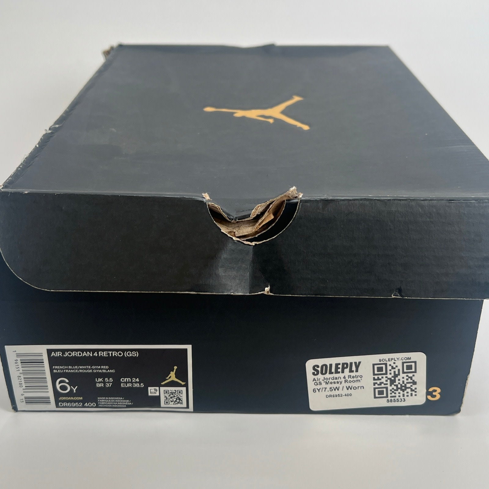 585533 Air Jordan 4 Retro GS 'Messy Room'