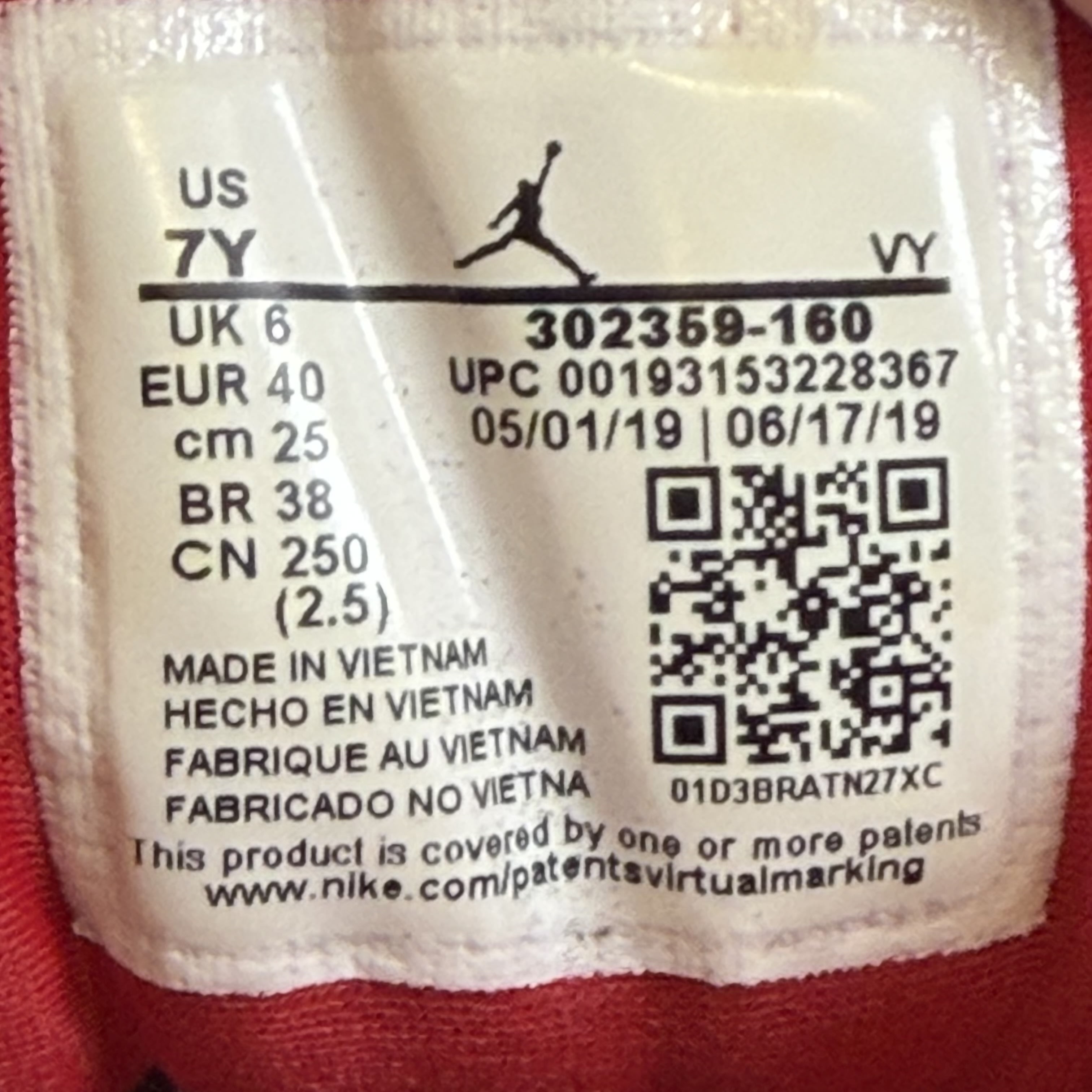 SP9571 Jordan 9 Retro White Gym Red (GS)