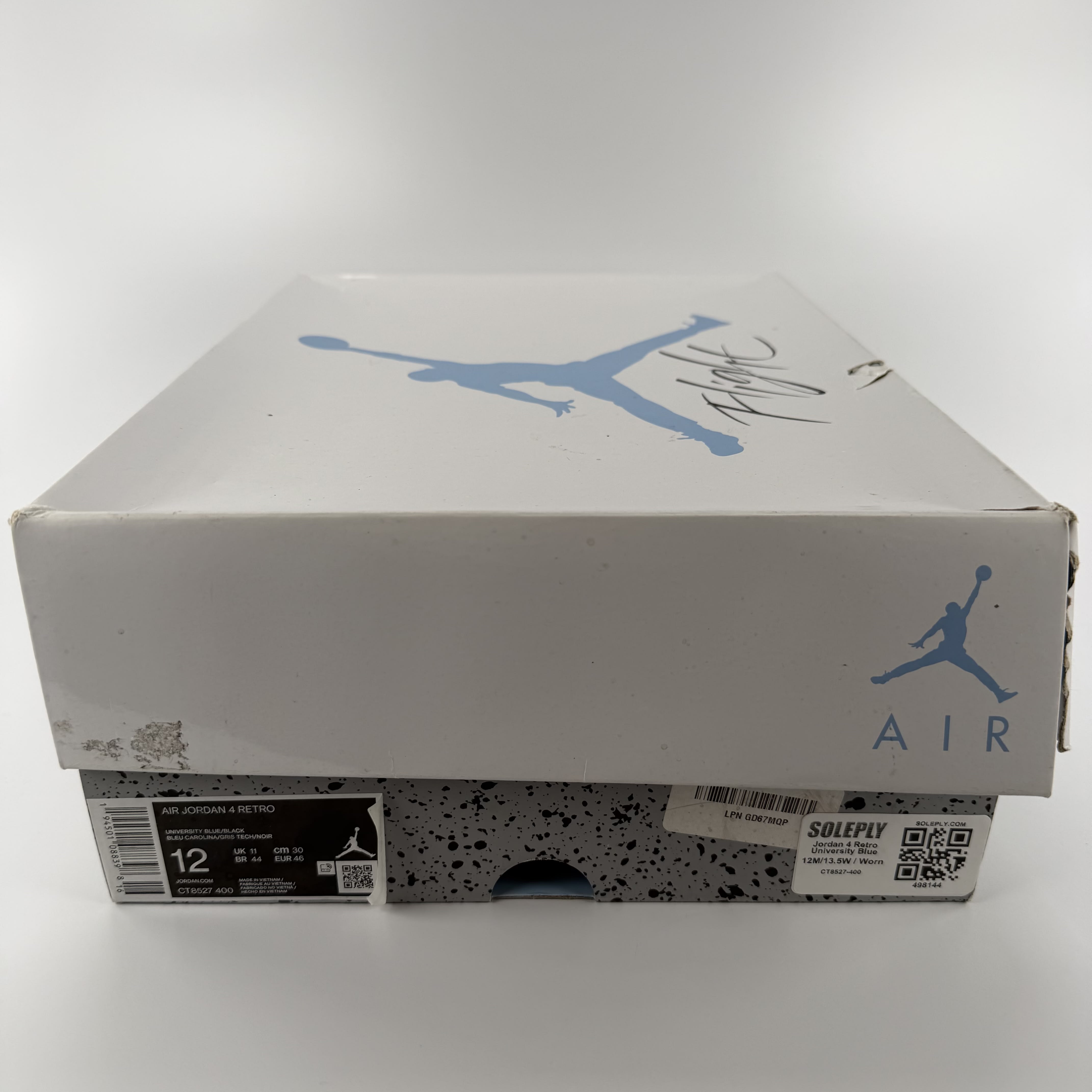 498144 Jordan 4 Retro University Blue