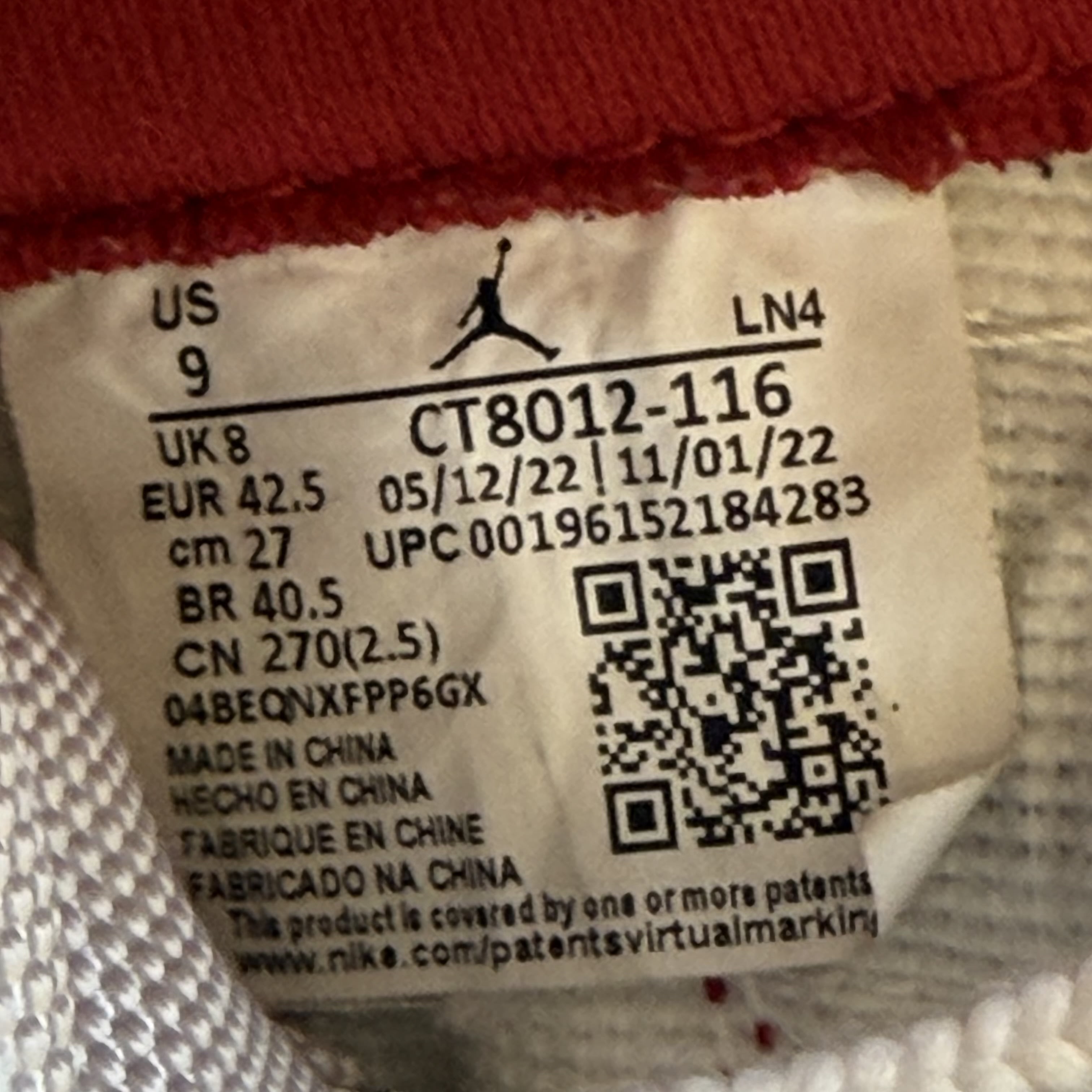 [416210] Jordan 11 Retro Cherry (2022)