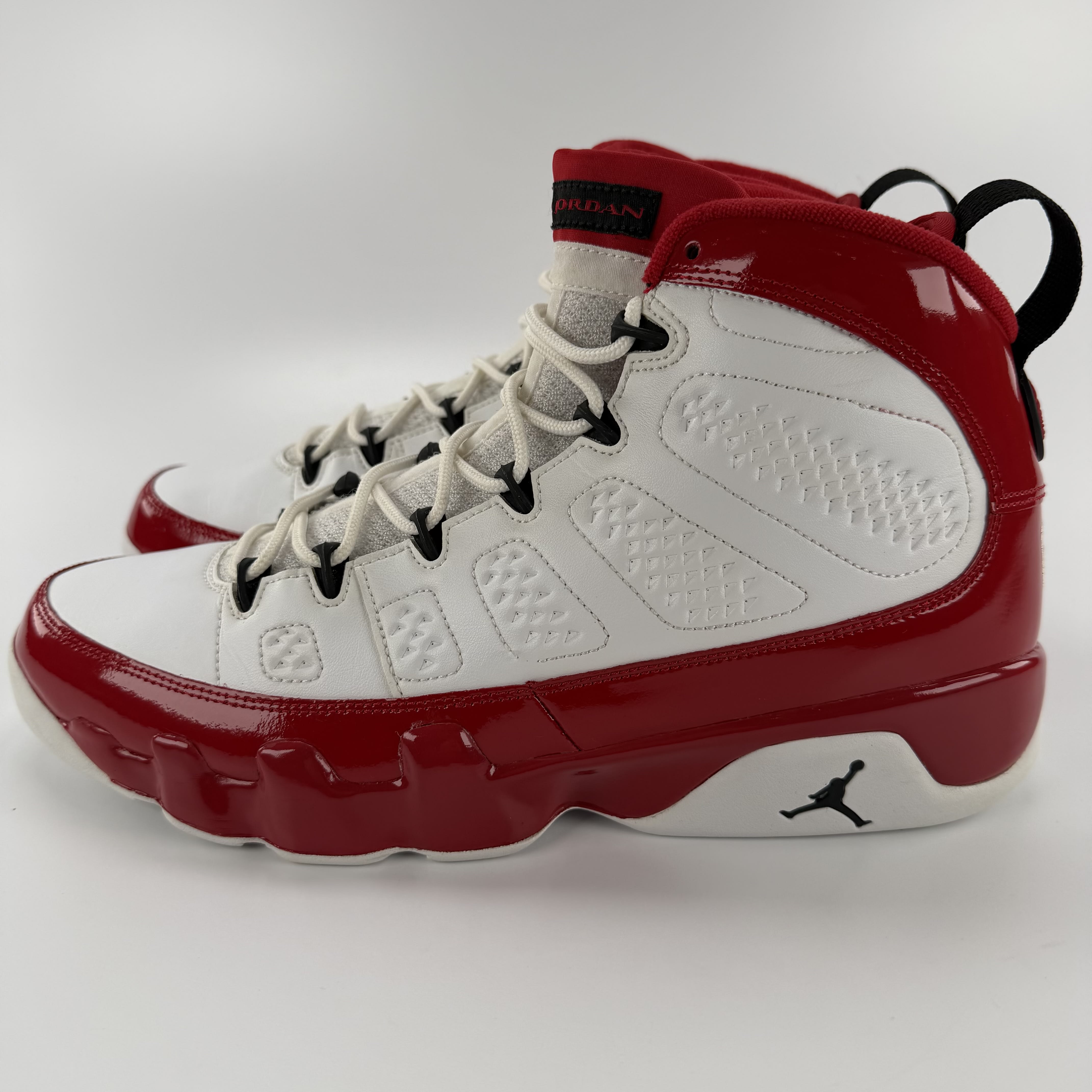 459145 Jordan 9 Retro White Gym Red