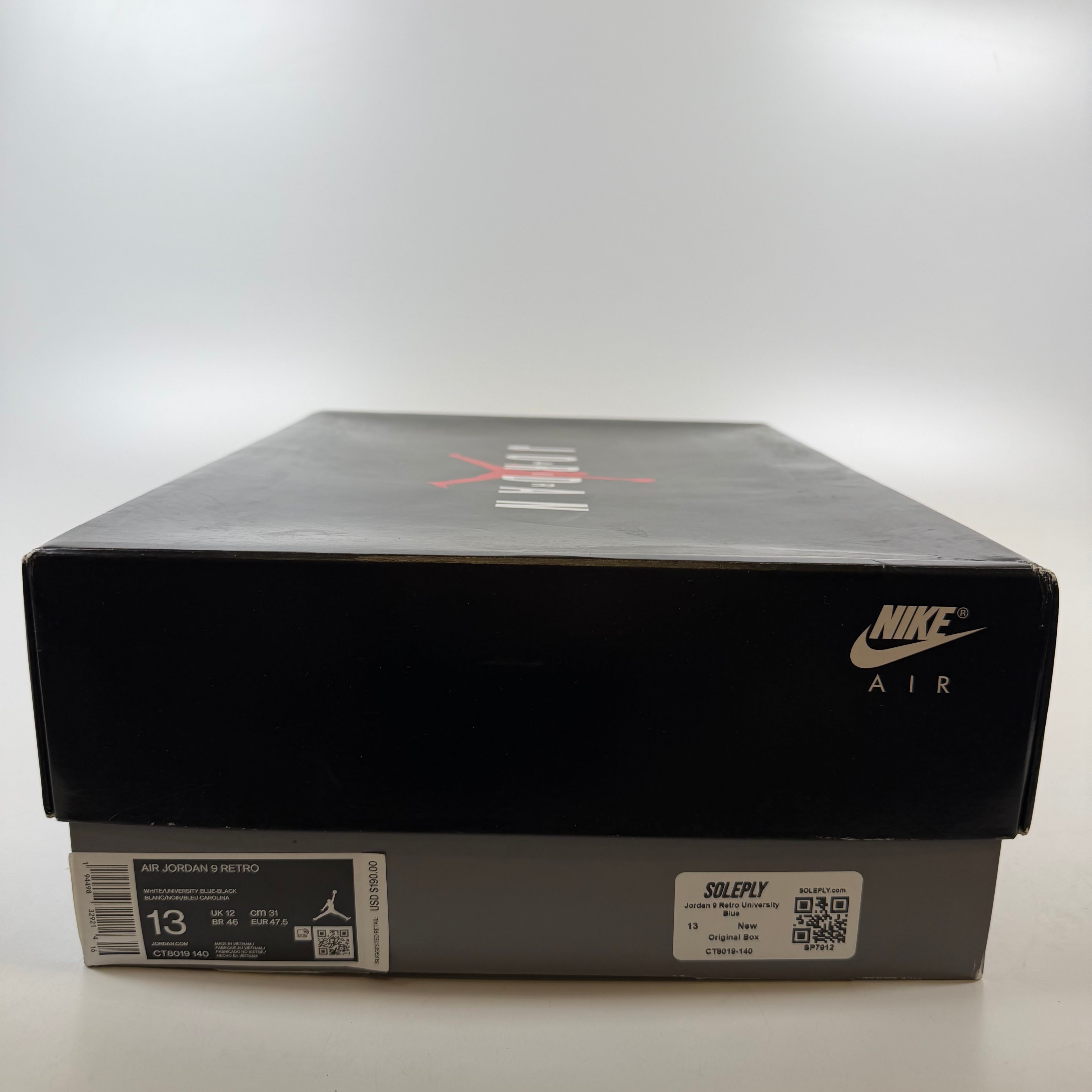 SP7912 Jordan 9 Retro University Blue