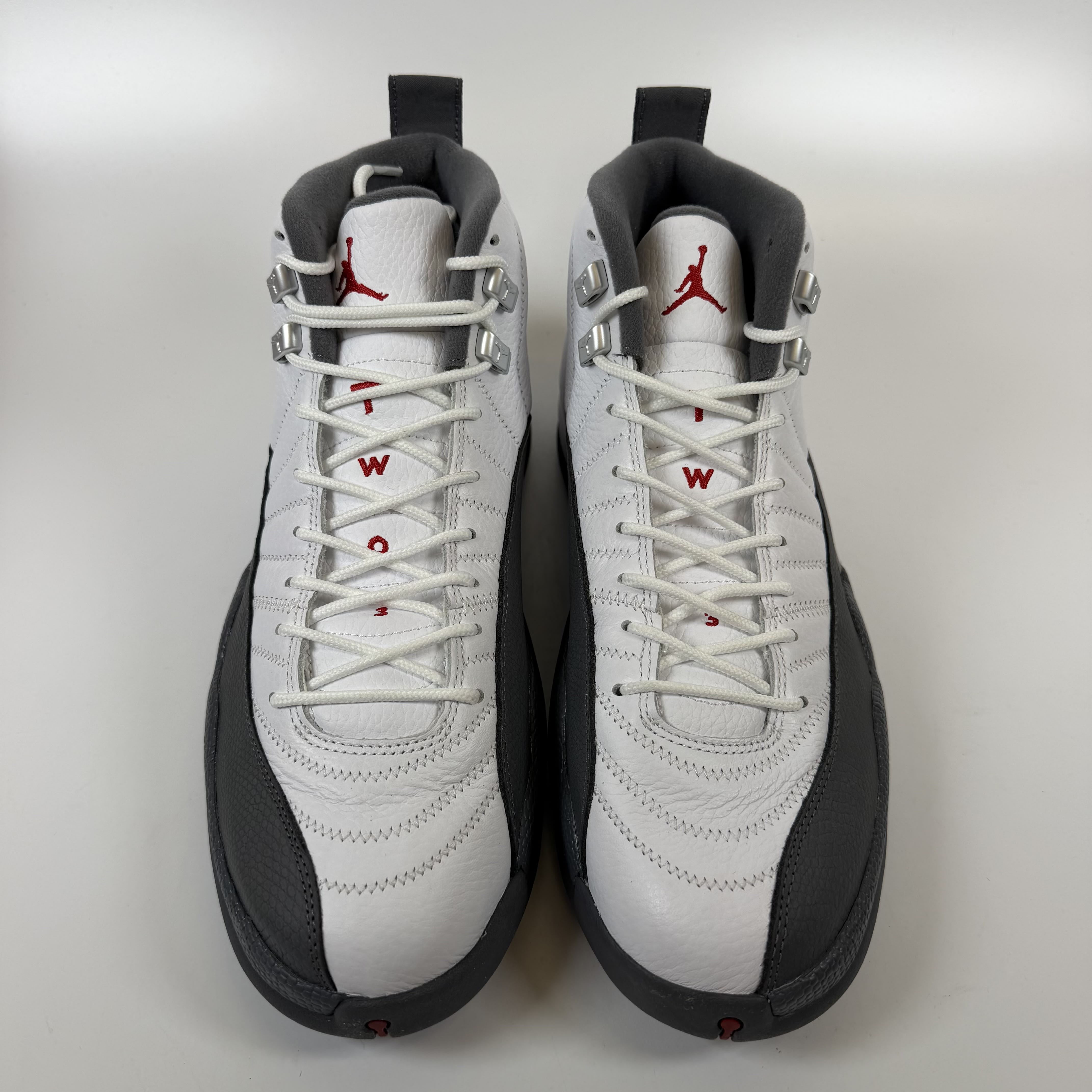 SP7898 Jordan 12 Retro White Dark Grey