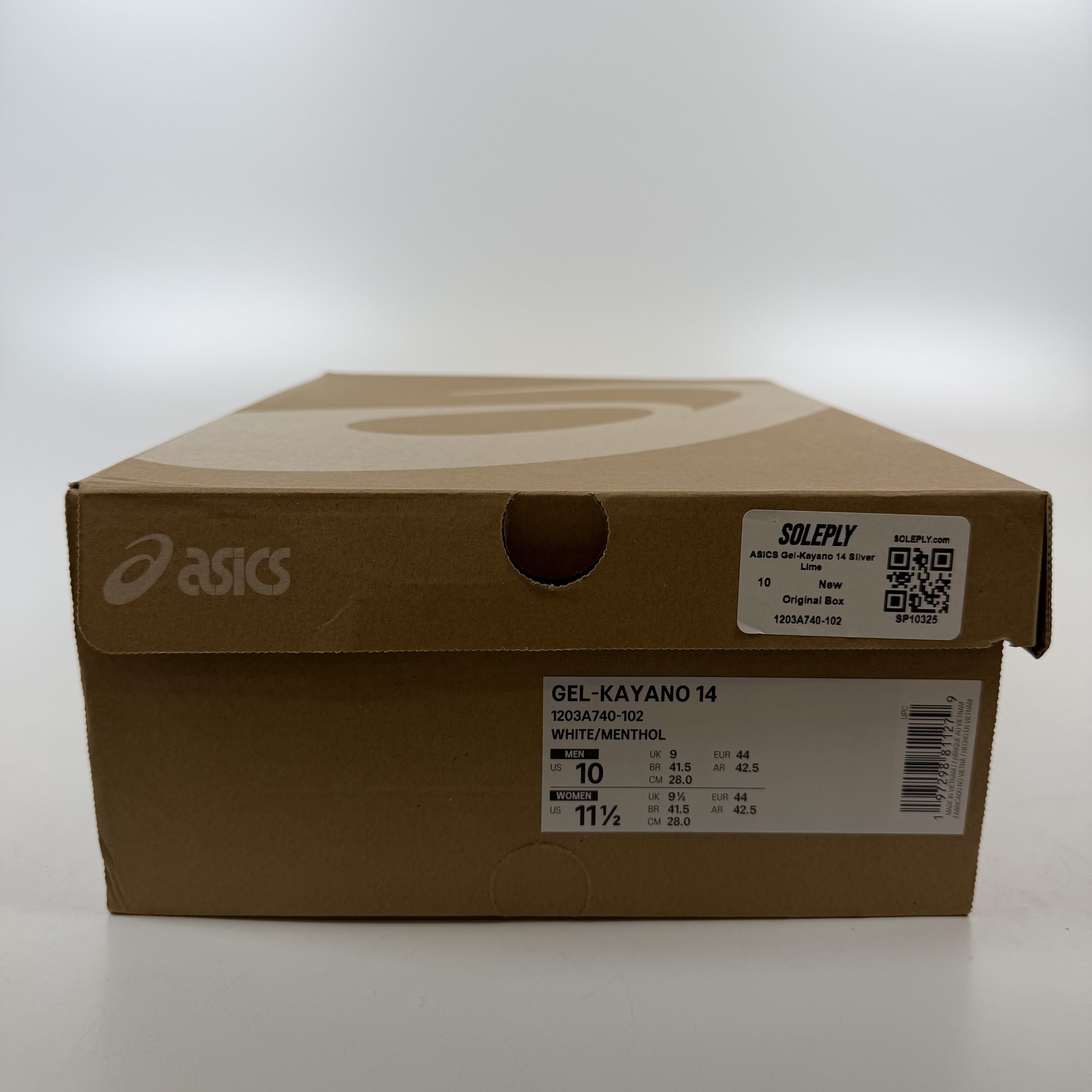 SP10325 ASICS Gel-Kayano 14 Silver Lime