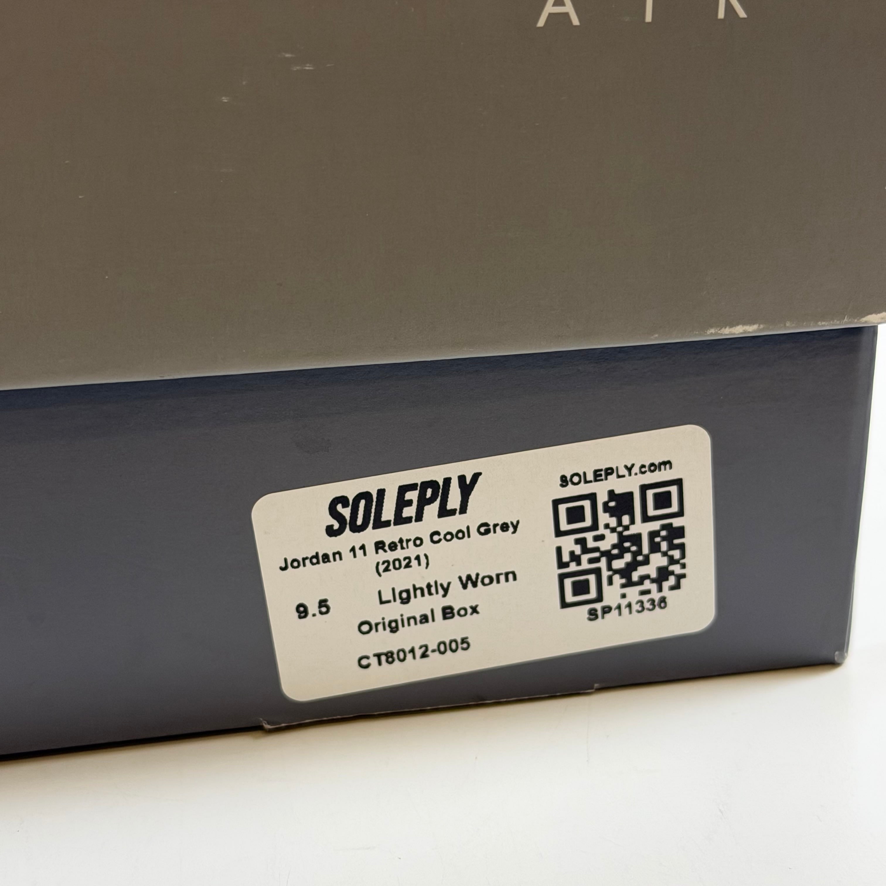 SP11336 Jordan 11 Retro Cool Grey (2021)