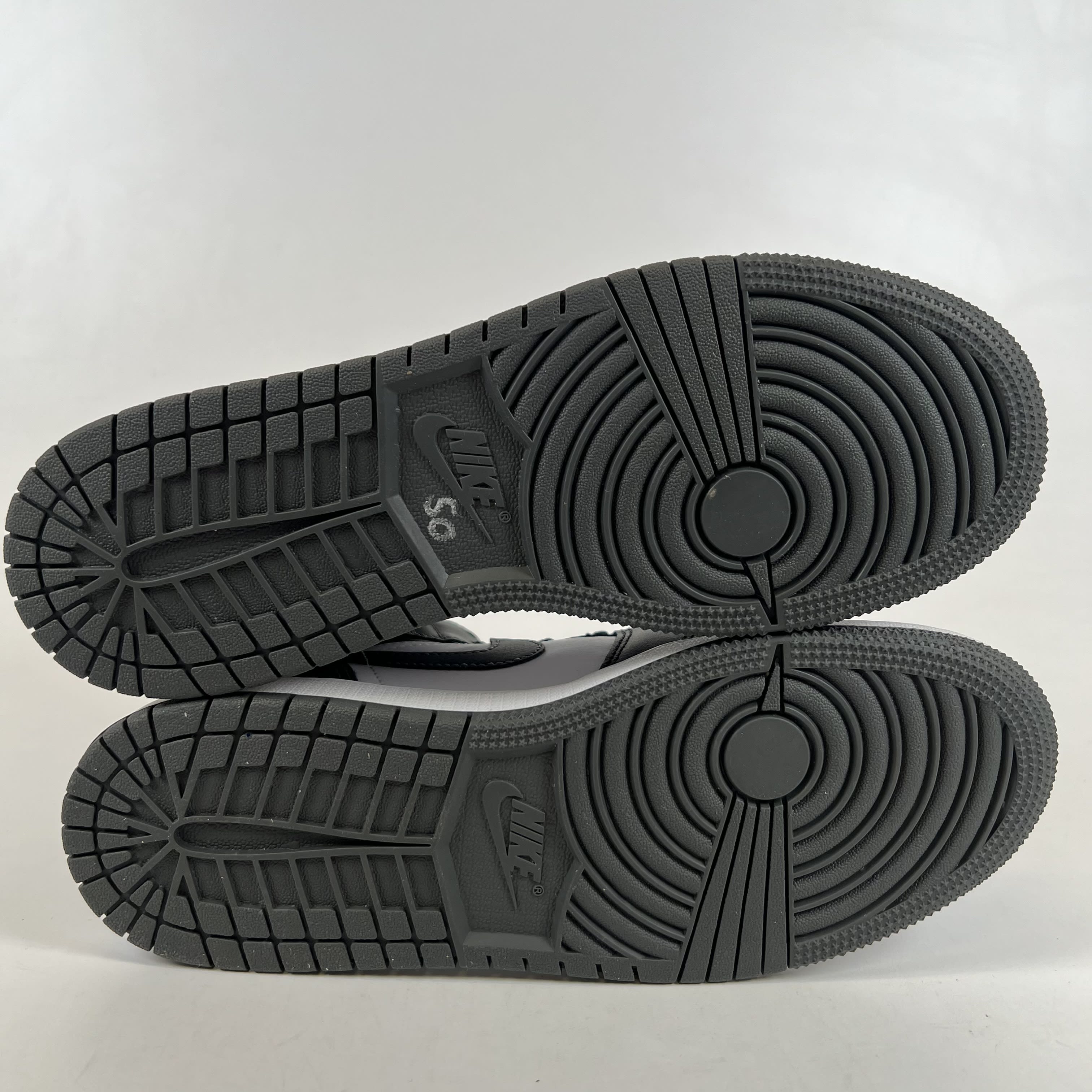SP11259 Jordan 1 Mid Black White Iron Grey (GS)