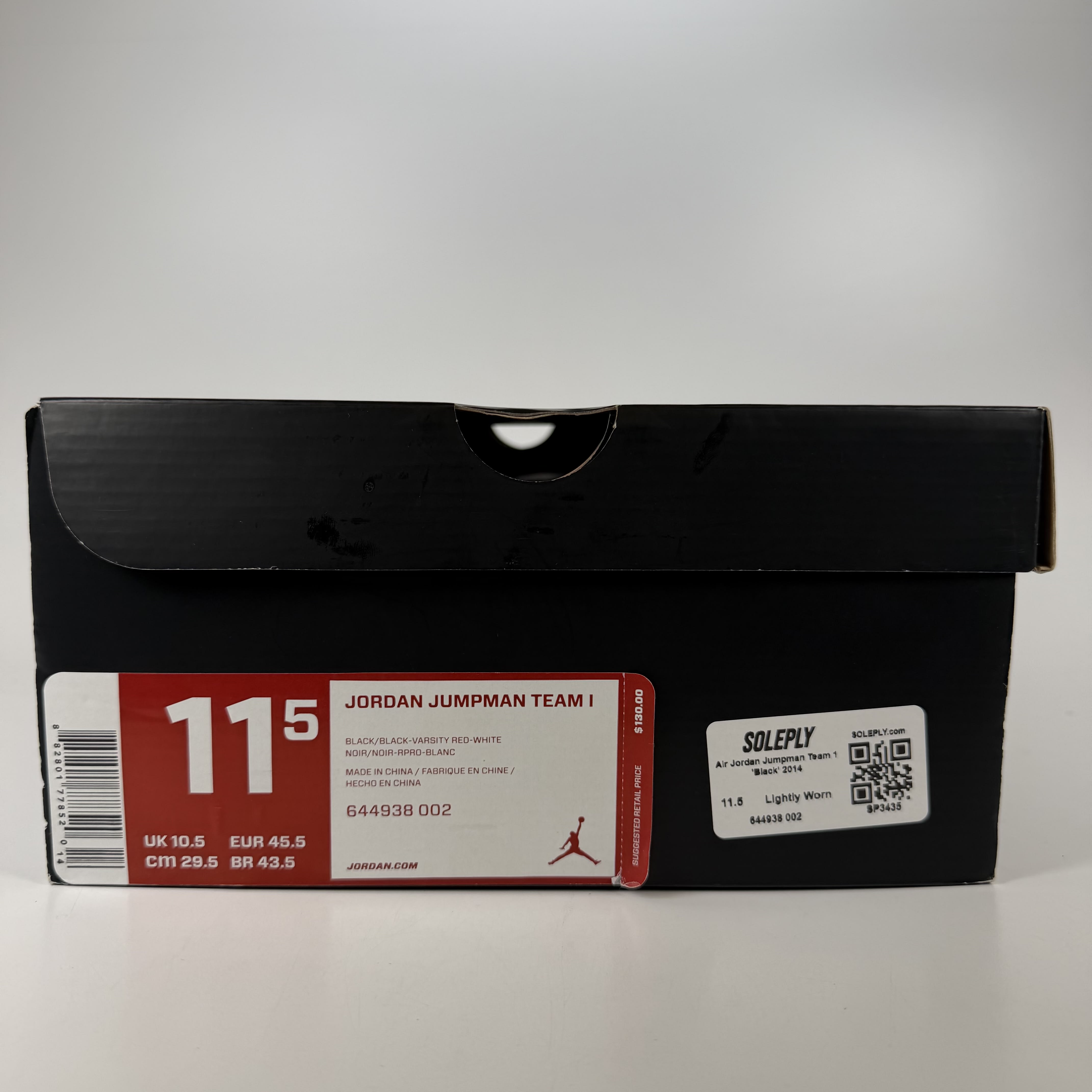 SP3435 Air Jordan Jumpman Team 1 'Black' 2014