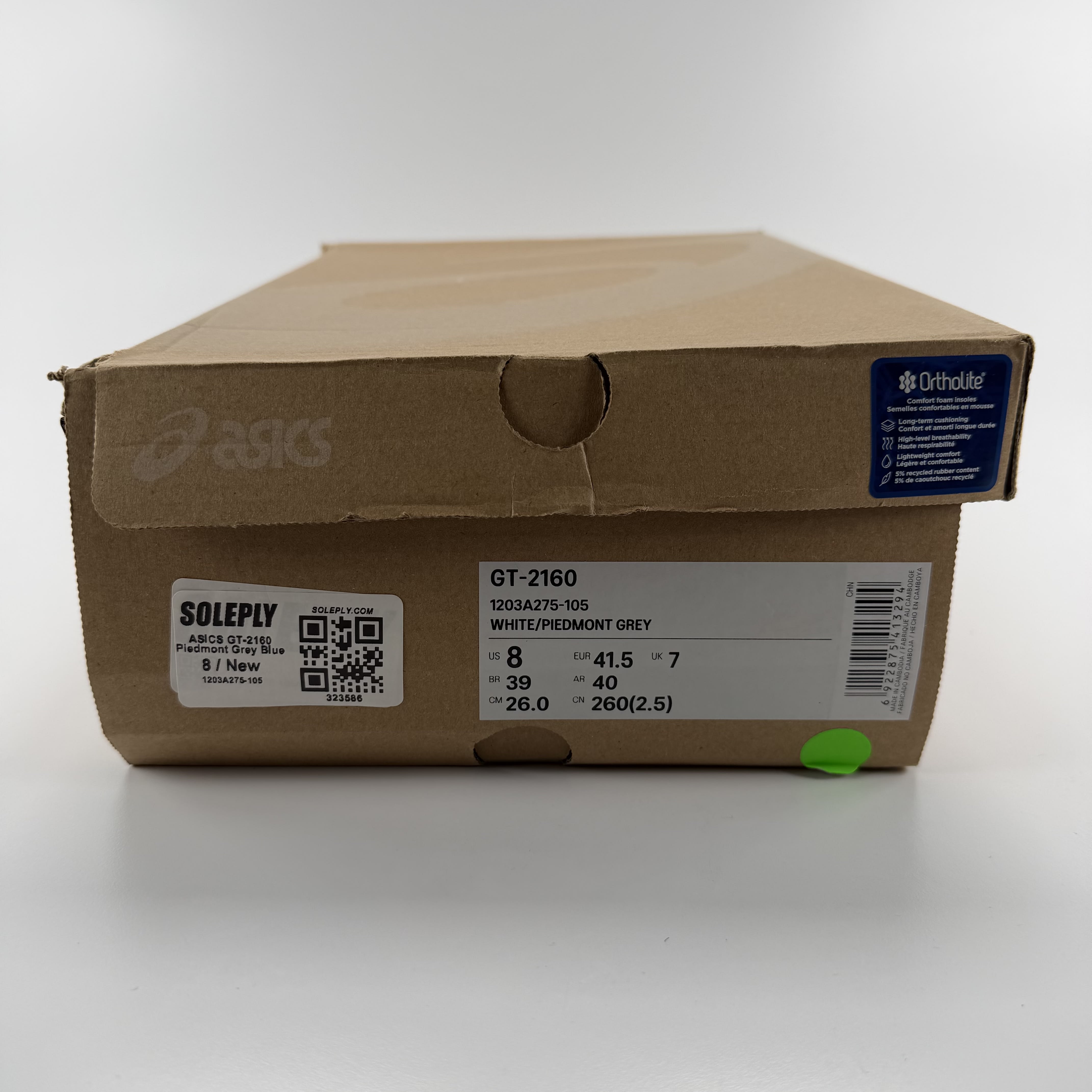 323586 ASICS GT-2160 Piedmont Grey Blue