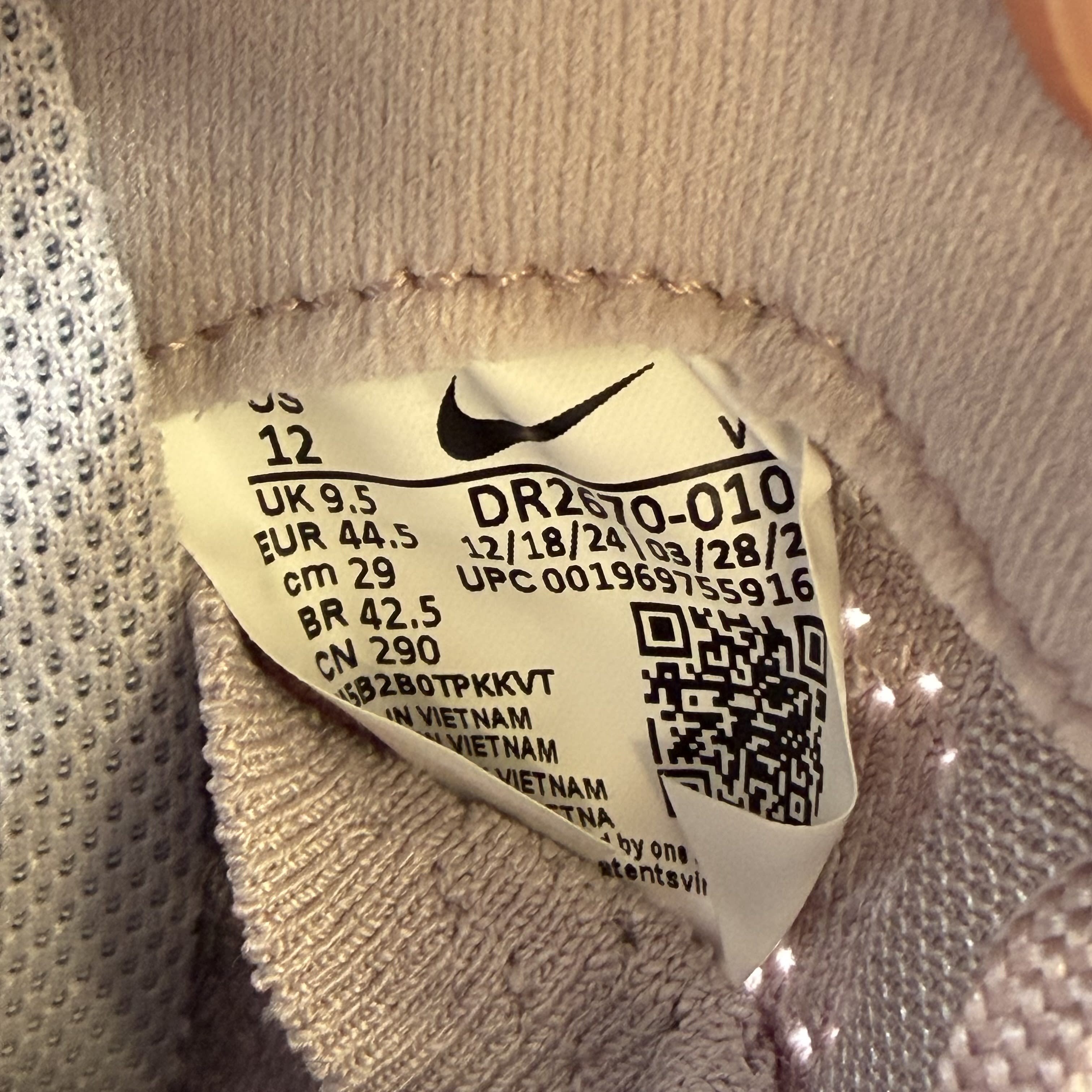 SP9141 Nike ReactX Infinity Run 4 Platinum Violet (Women's)