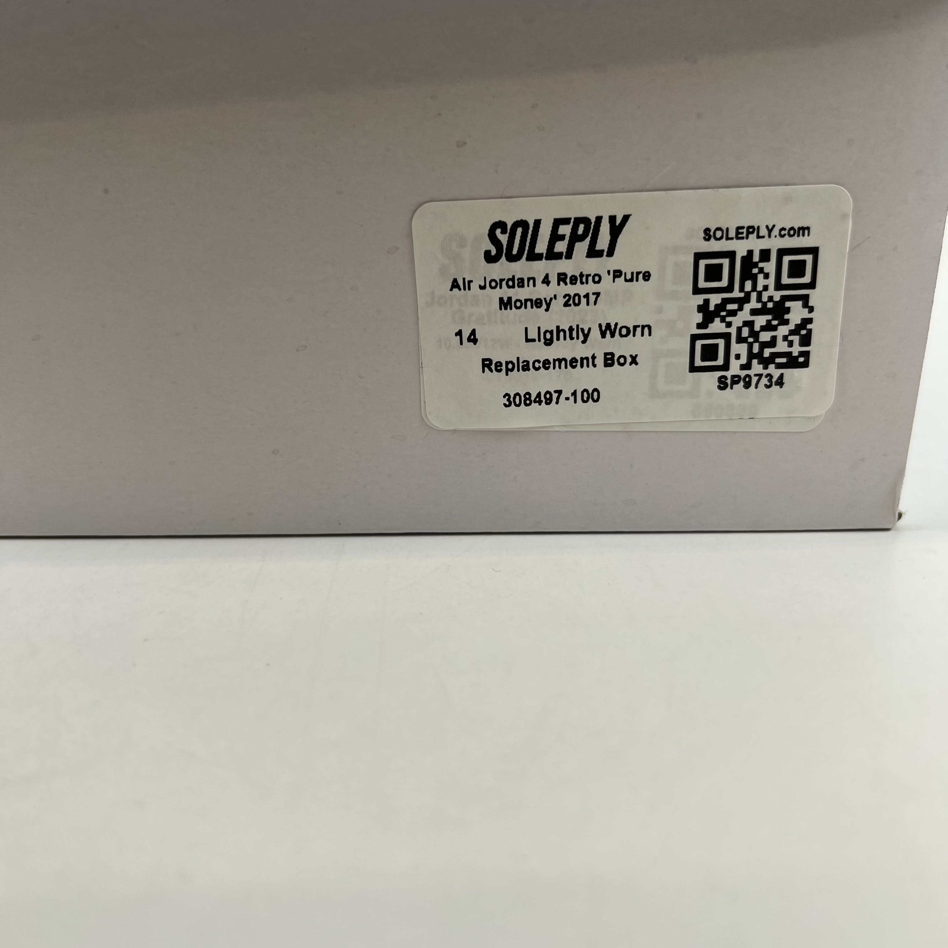 SP9734 Air Jordan 4 Retro 'Pure Money' 2017