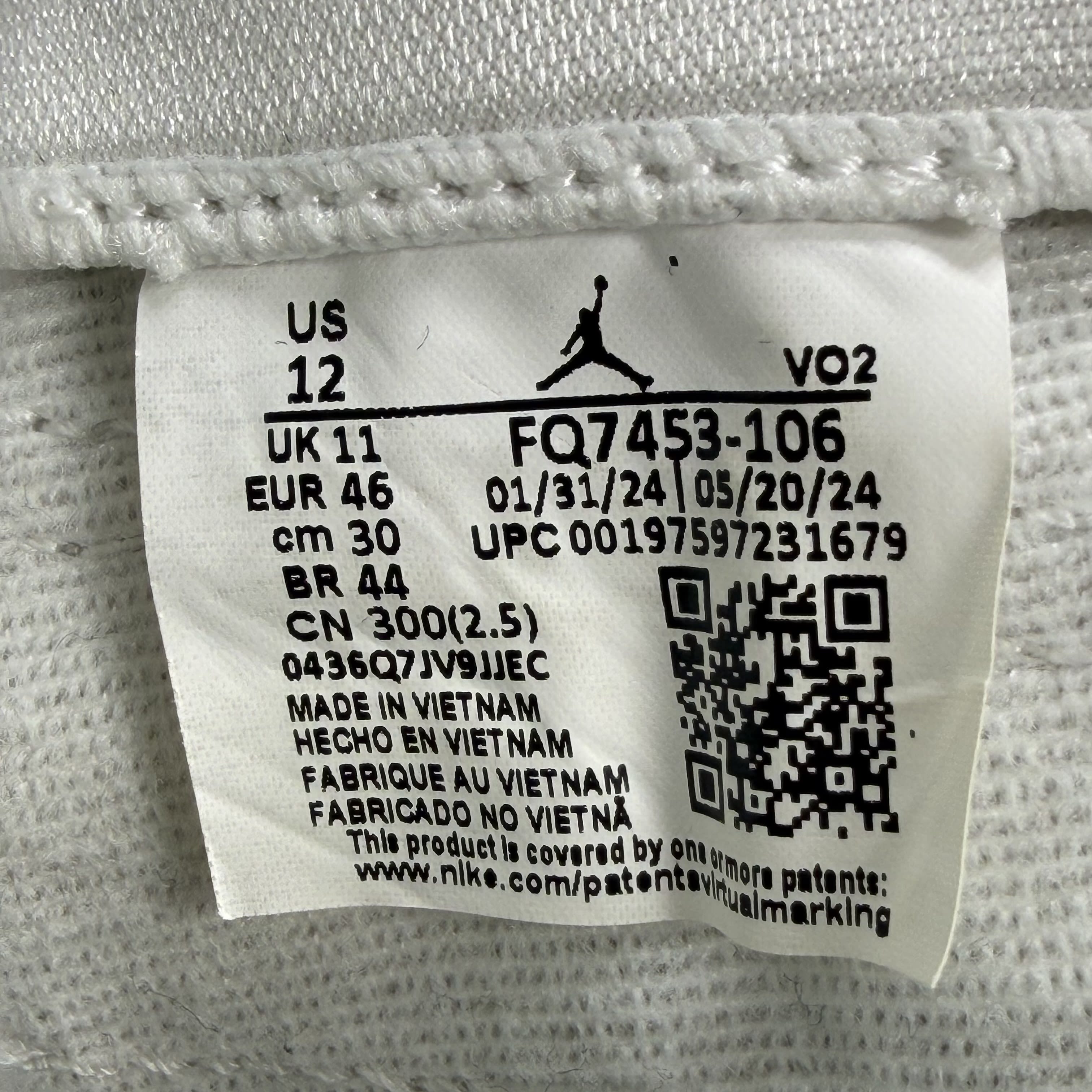 755560 Jordan Luka 3 TB White Grey Fog