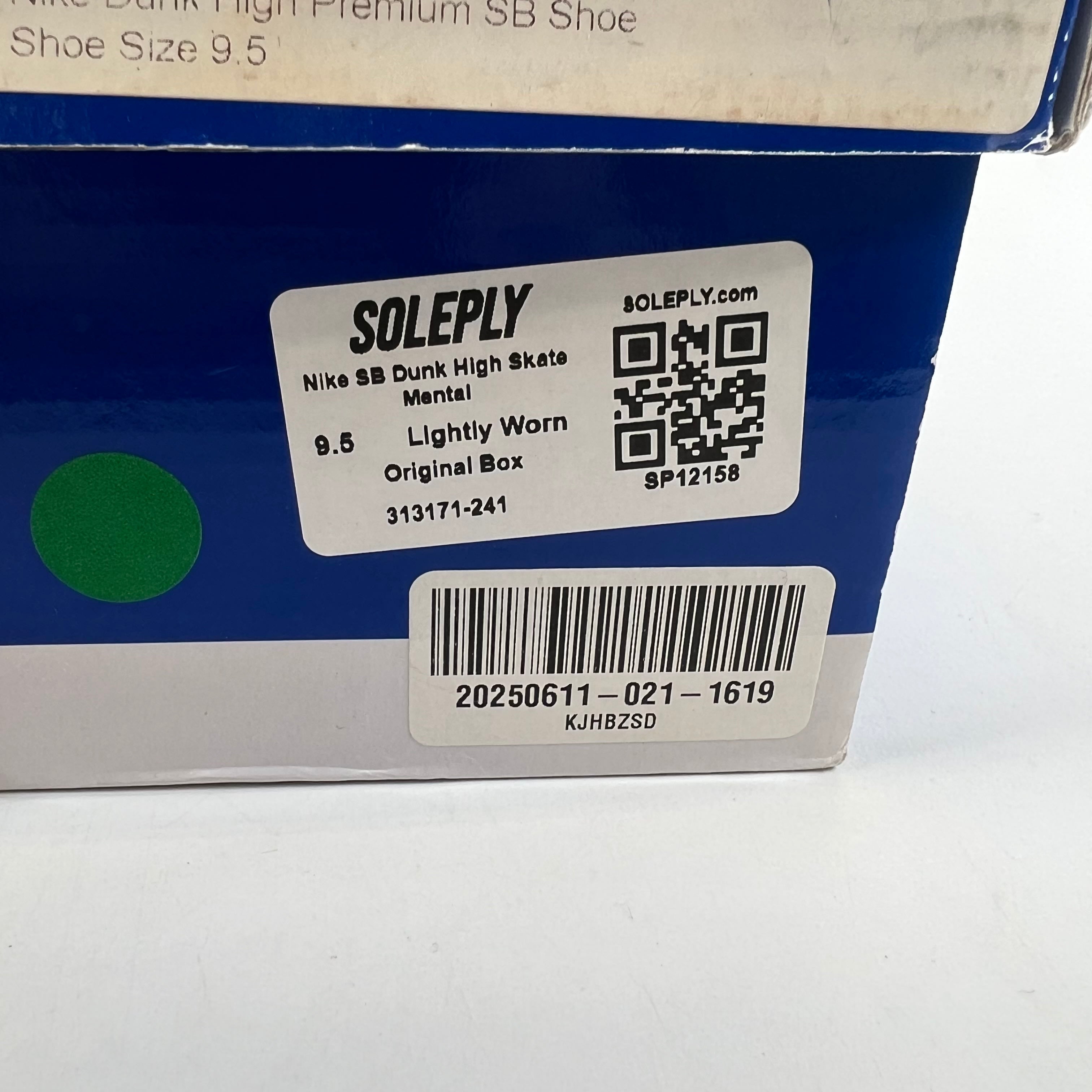 SP12158 Nike SB Dunk High Skate Mental