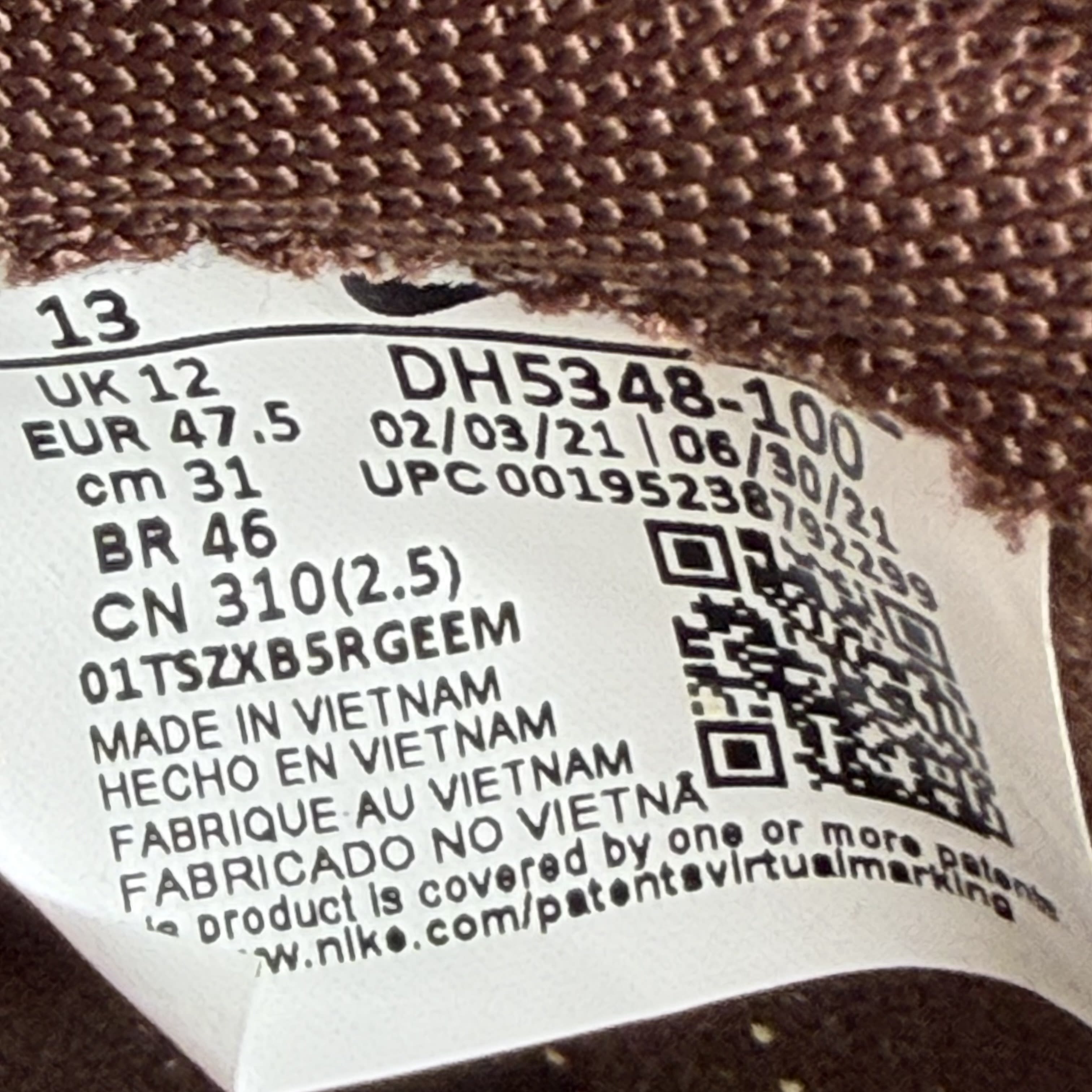 436907 Nike Dunk High 'Light Chocolate'