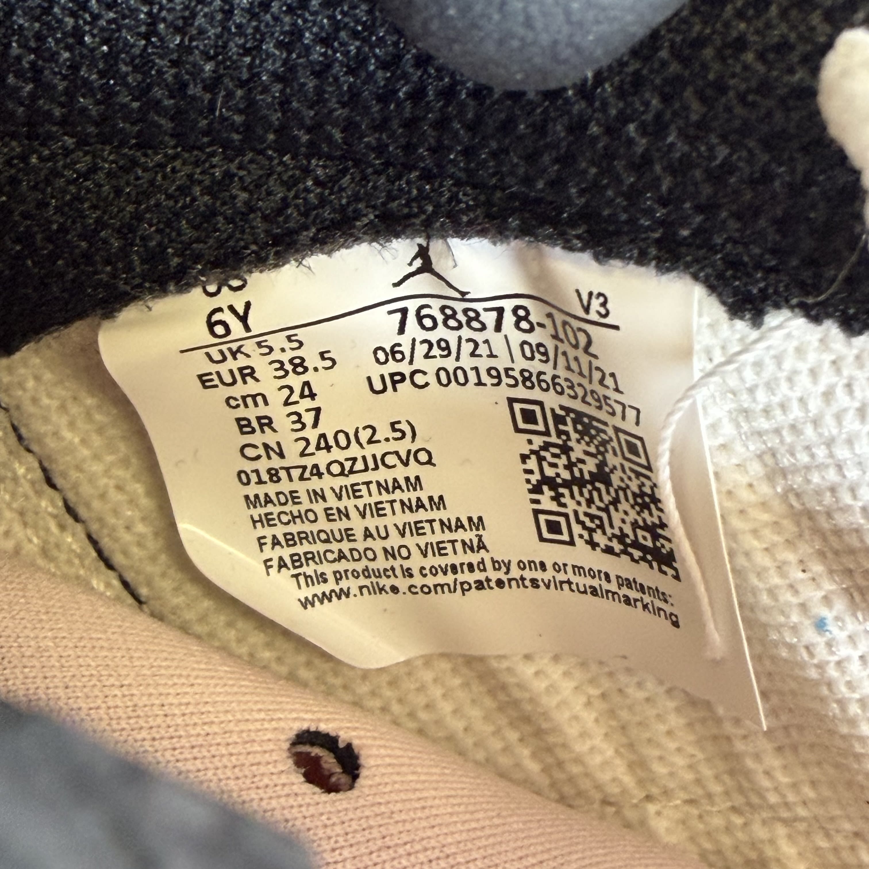 SP6964 Jordan 6 Retro Low Atmosphere (GS)