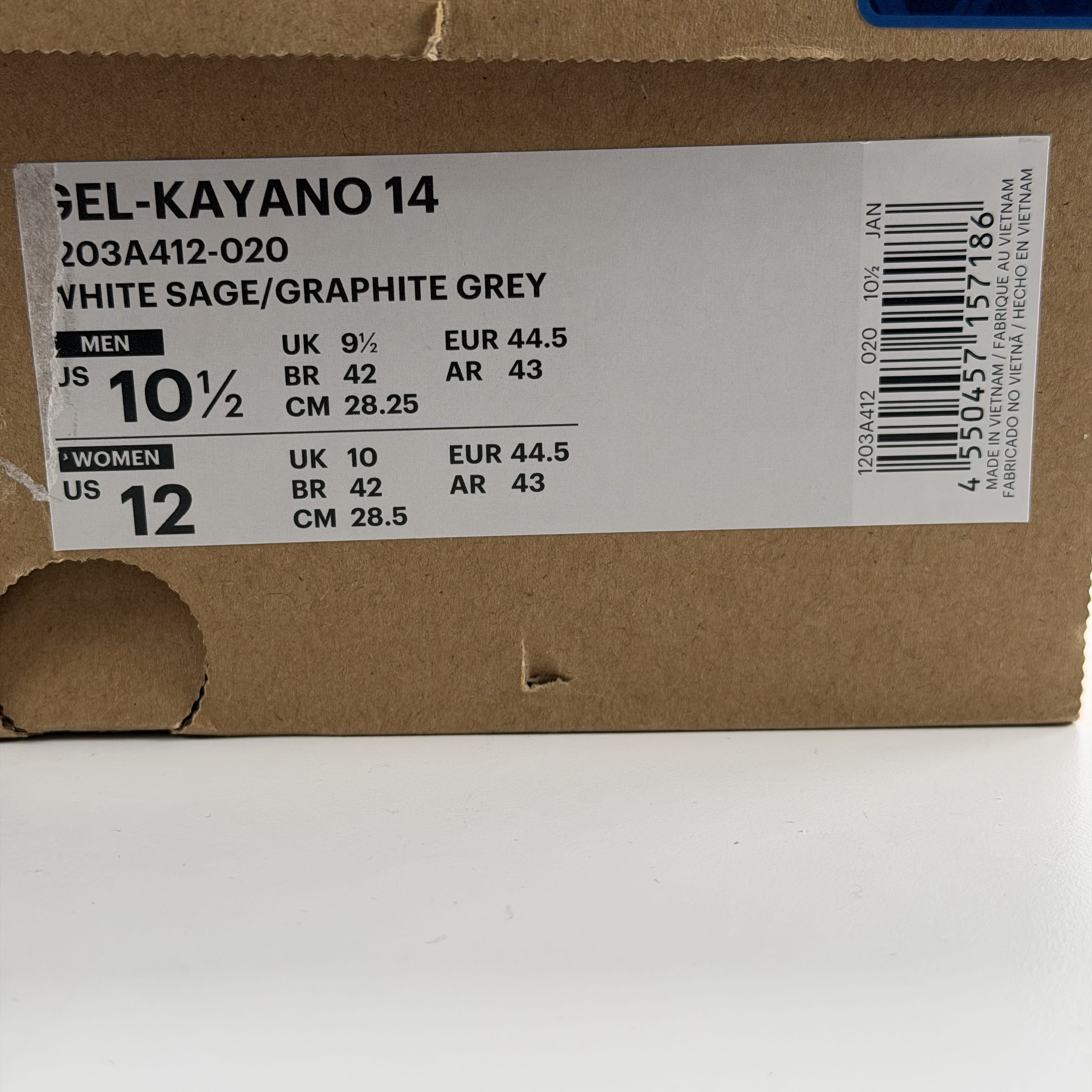 266307 ASICS Gel-Kayano 14 Earthenware Pack White Sage