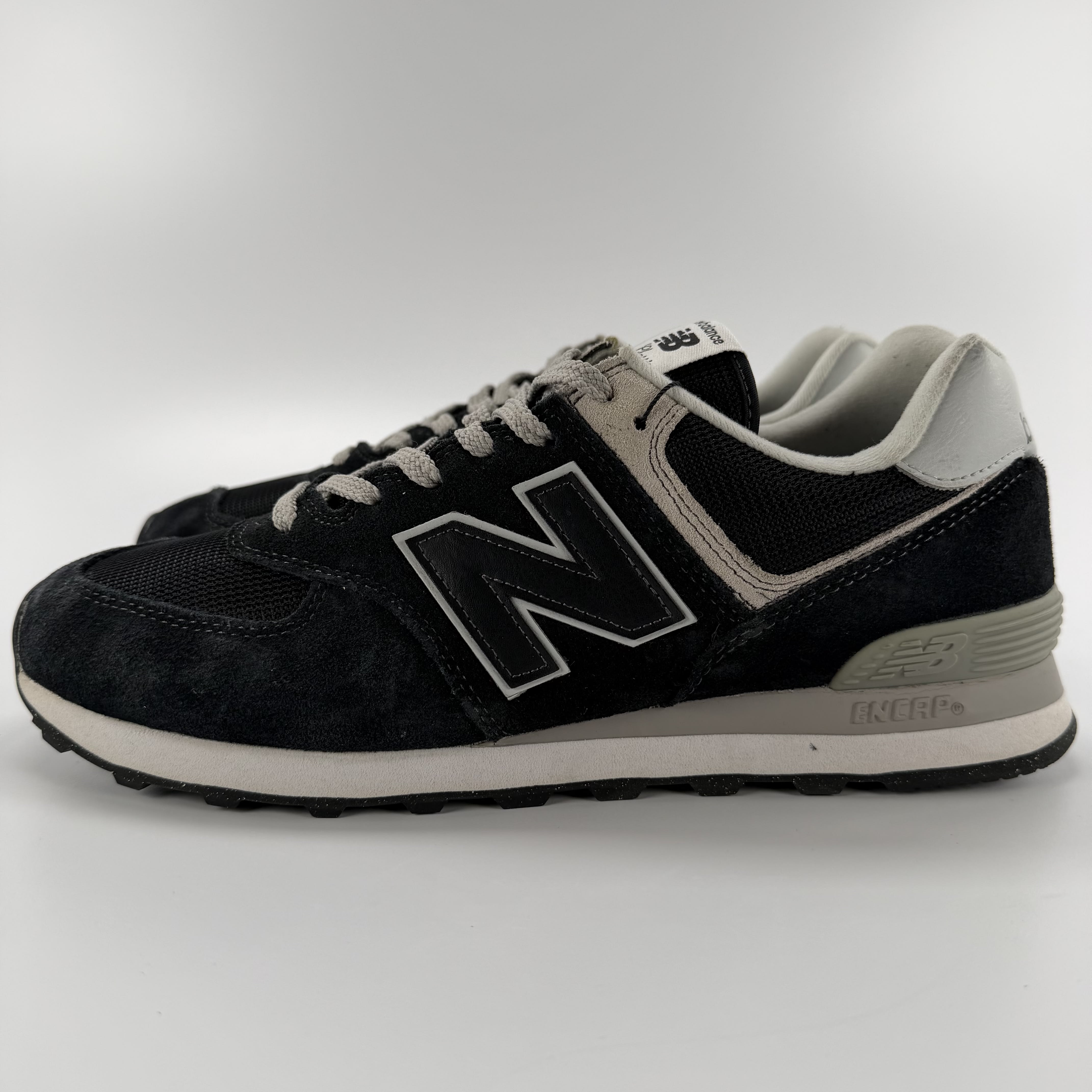 755555 New Balance 574 Black White
