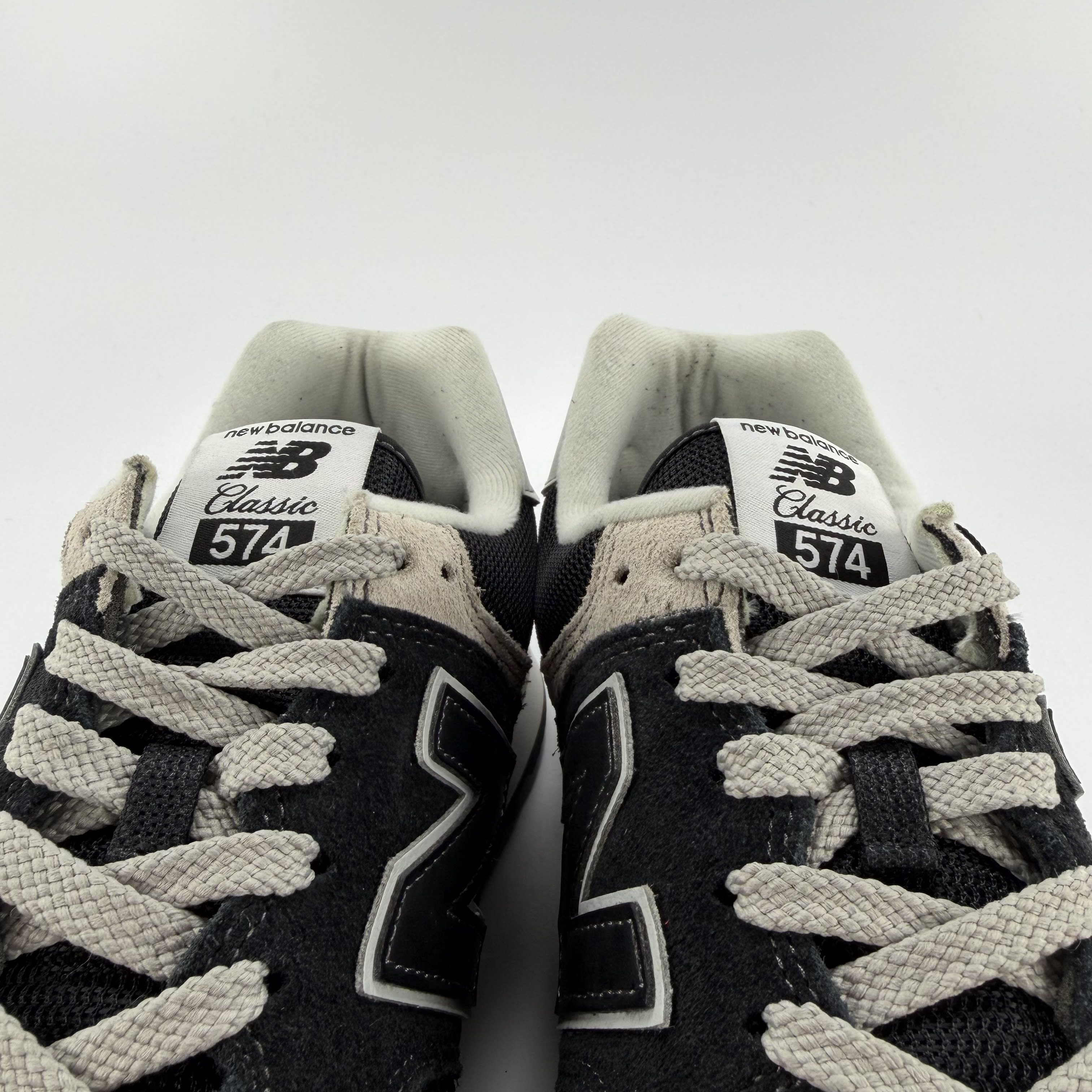 755555 New Balance 574 Black White