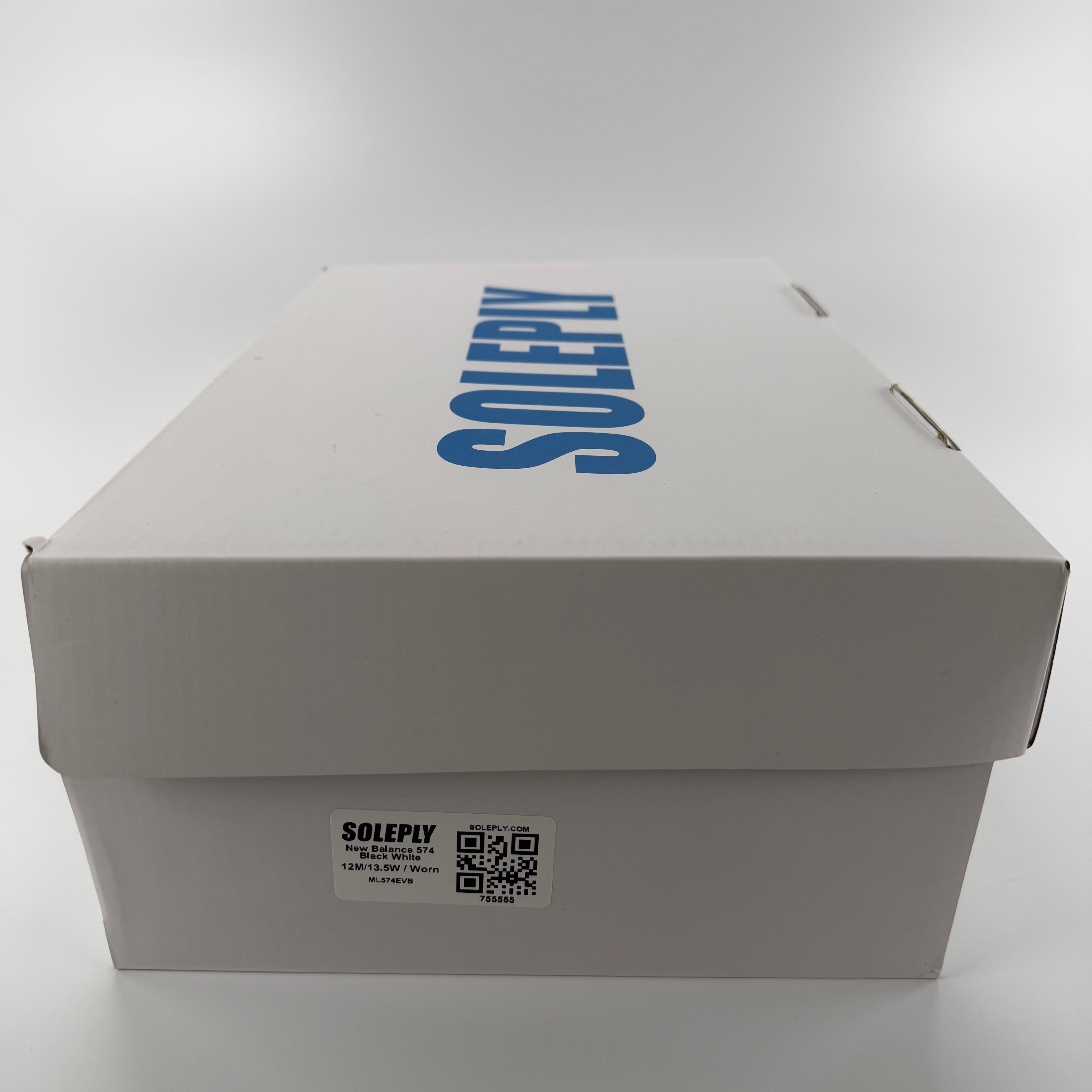 755555 New Balance 574 Black White