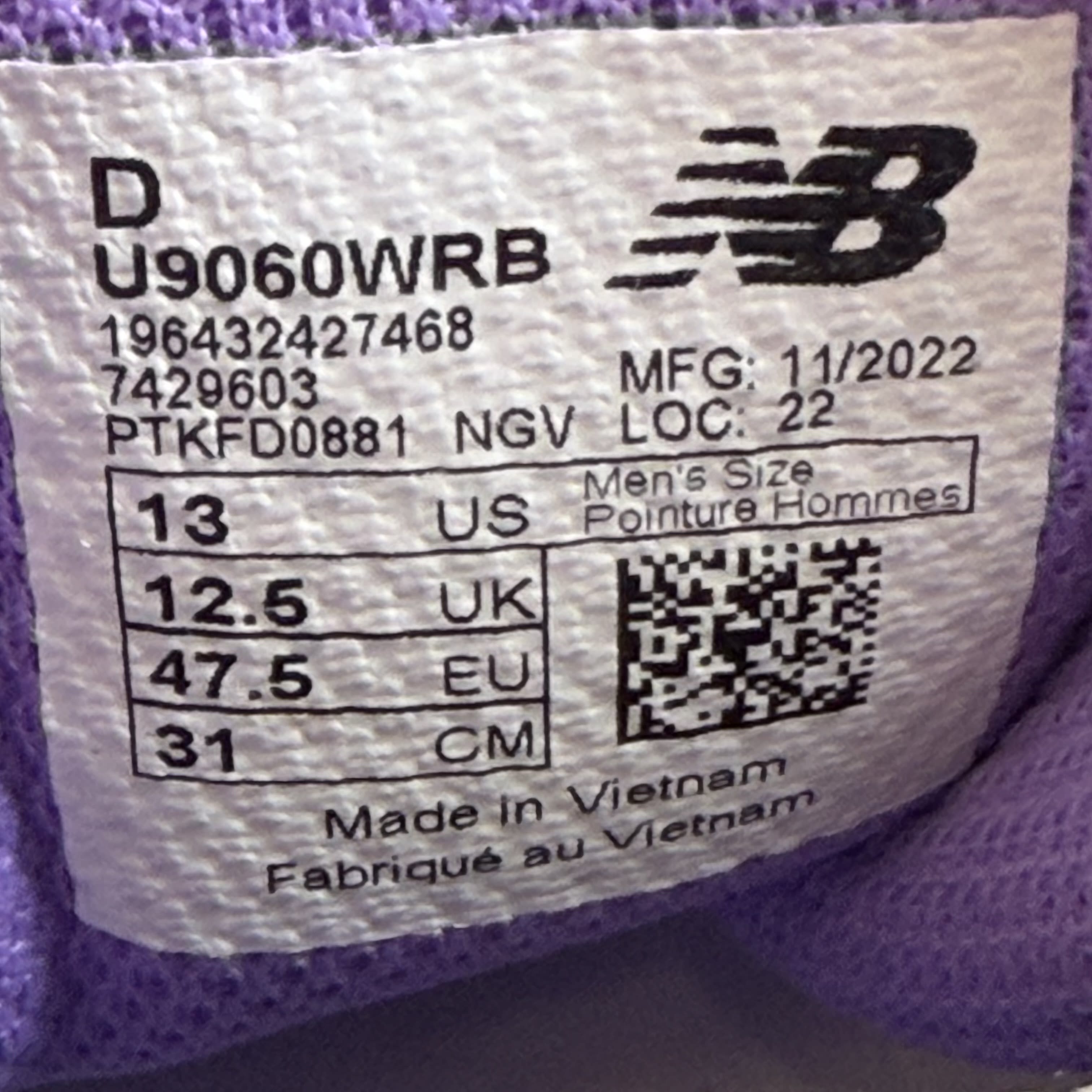 SP10304 New Balance 9060 Warped Multi-Color