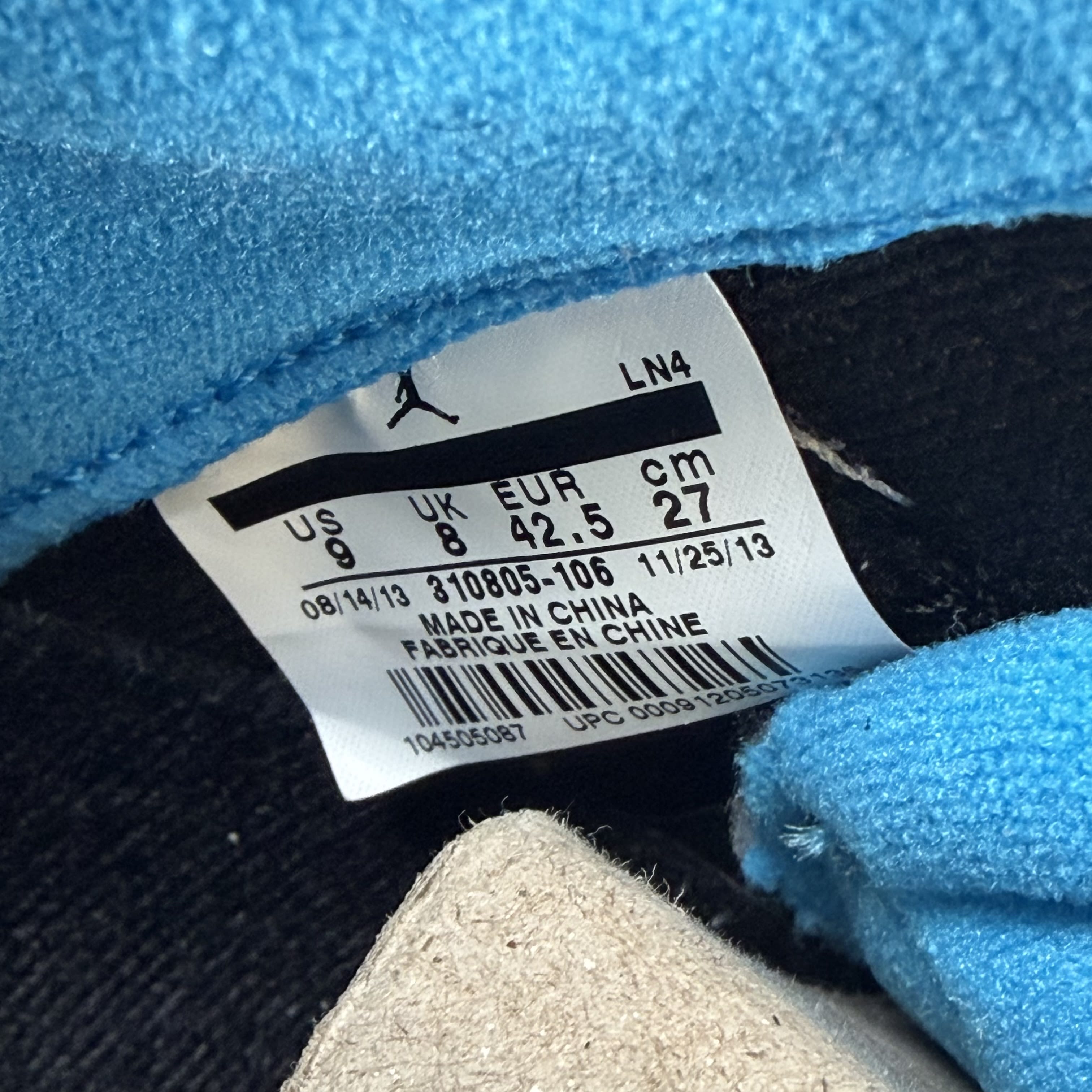 SP14706 Air Jordan 10 Retro 'Powder Blue' 2014