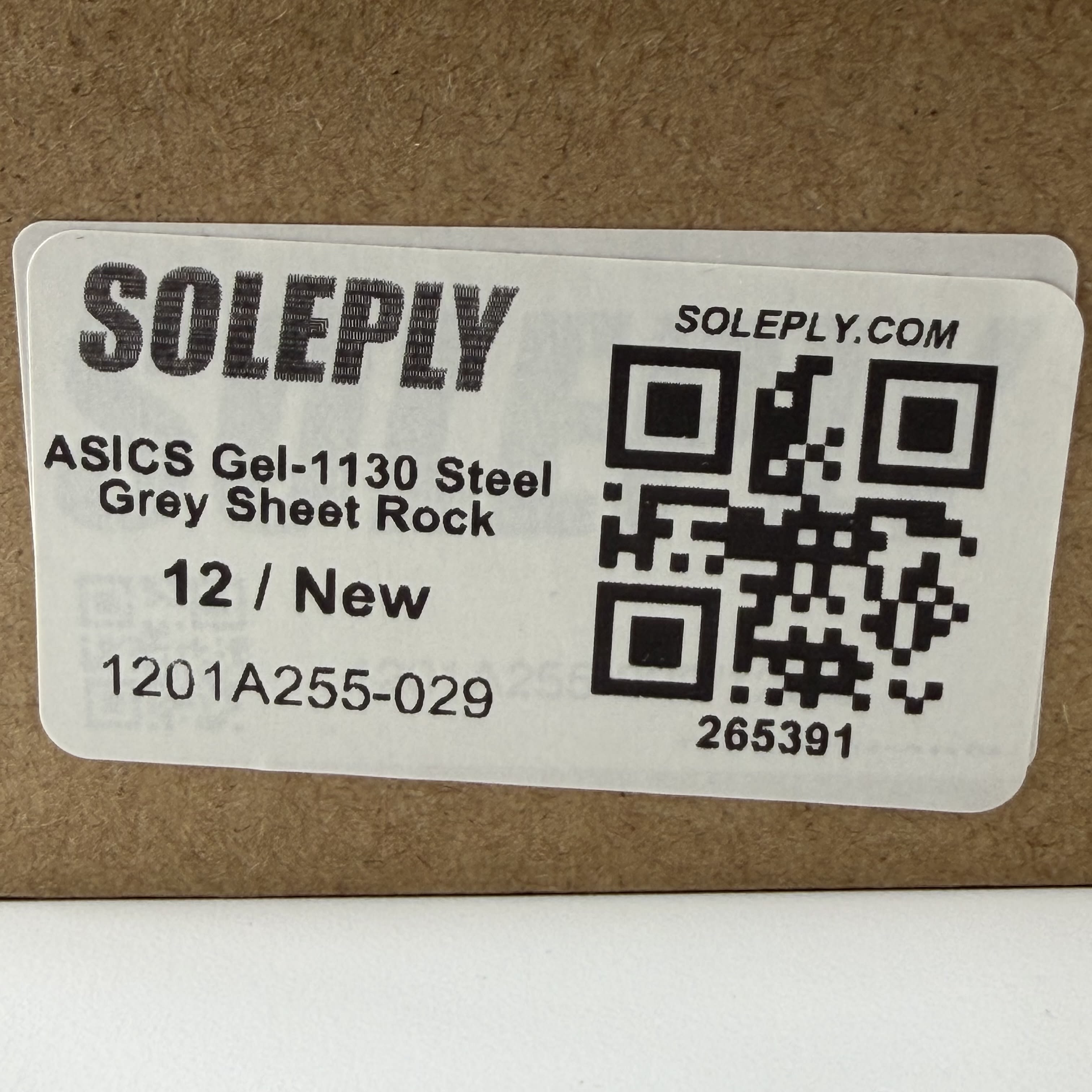 265391 ASICS Gel-1130 Steel Grey Sheet Rock