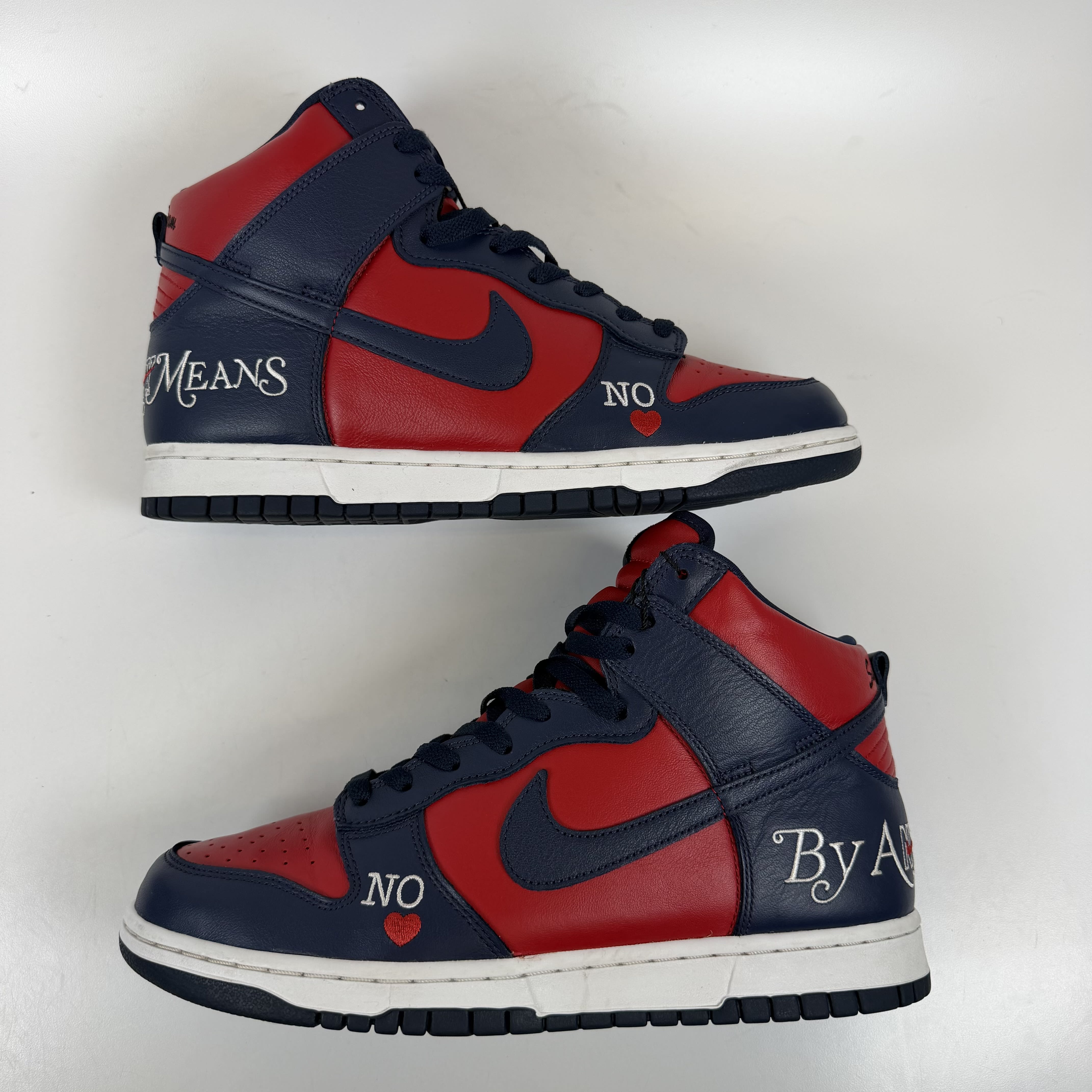 SP12484 Supreme x Dunk High SB 'By Any Means - Red Navy'