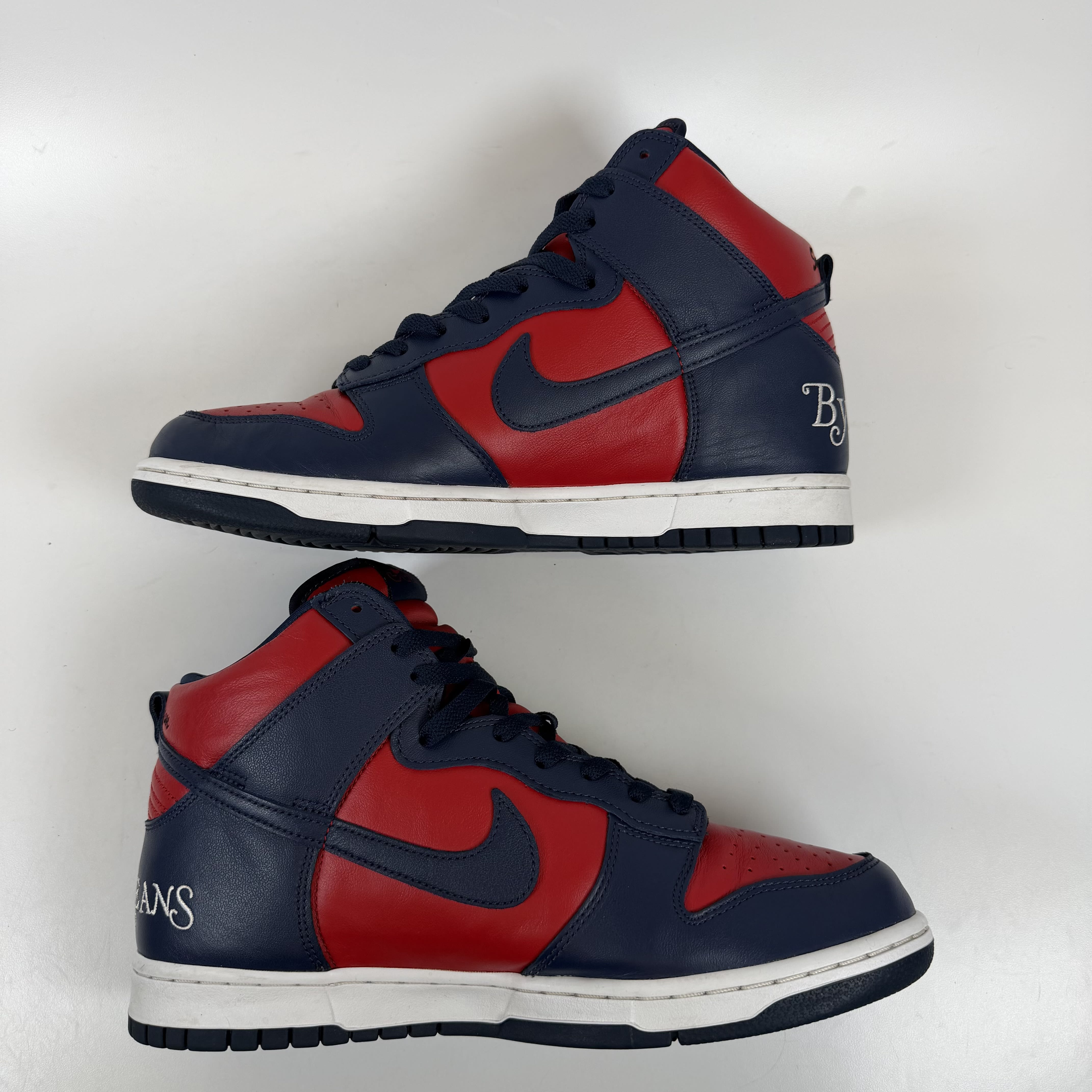 SP12484 Supreme x Dunk High SB 'By Any Means - Red Navy'