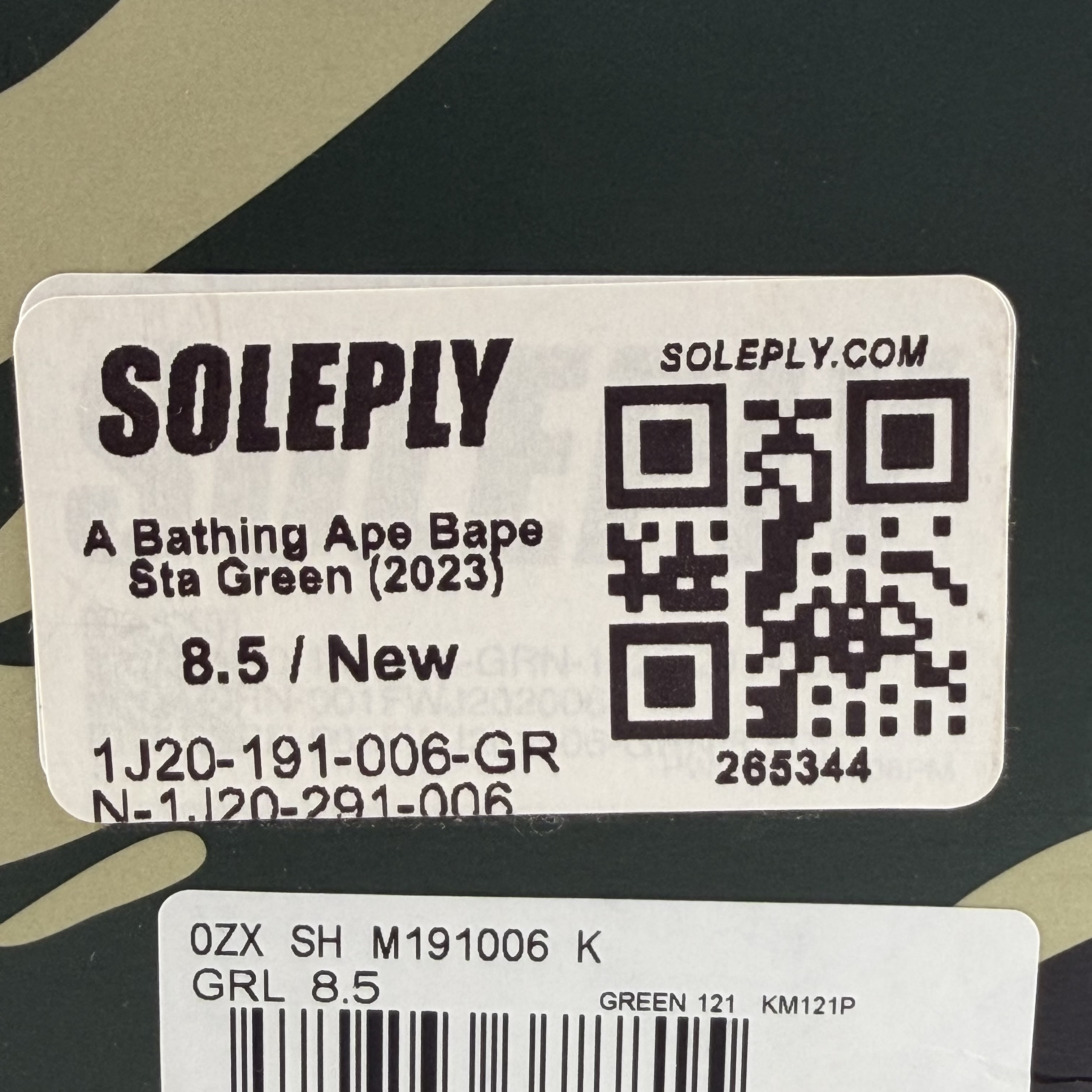 265344 A Bathing Ape Bape Sta Green (2023)