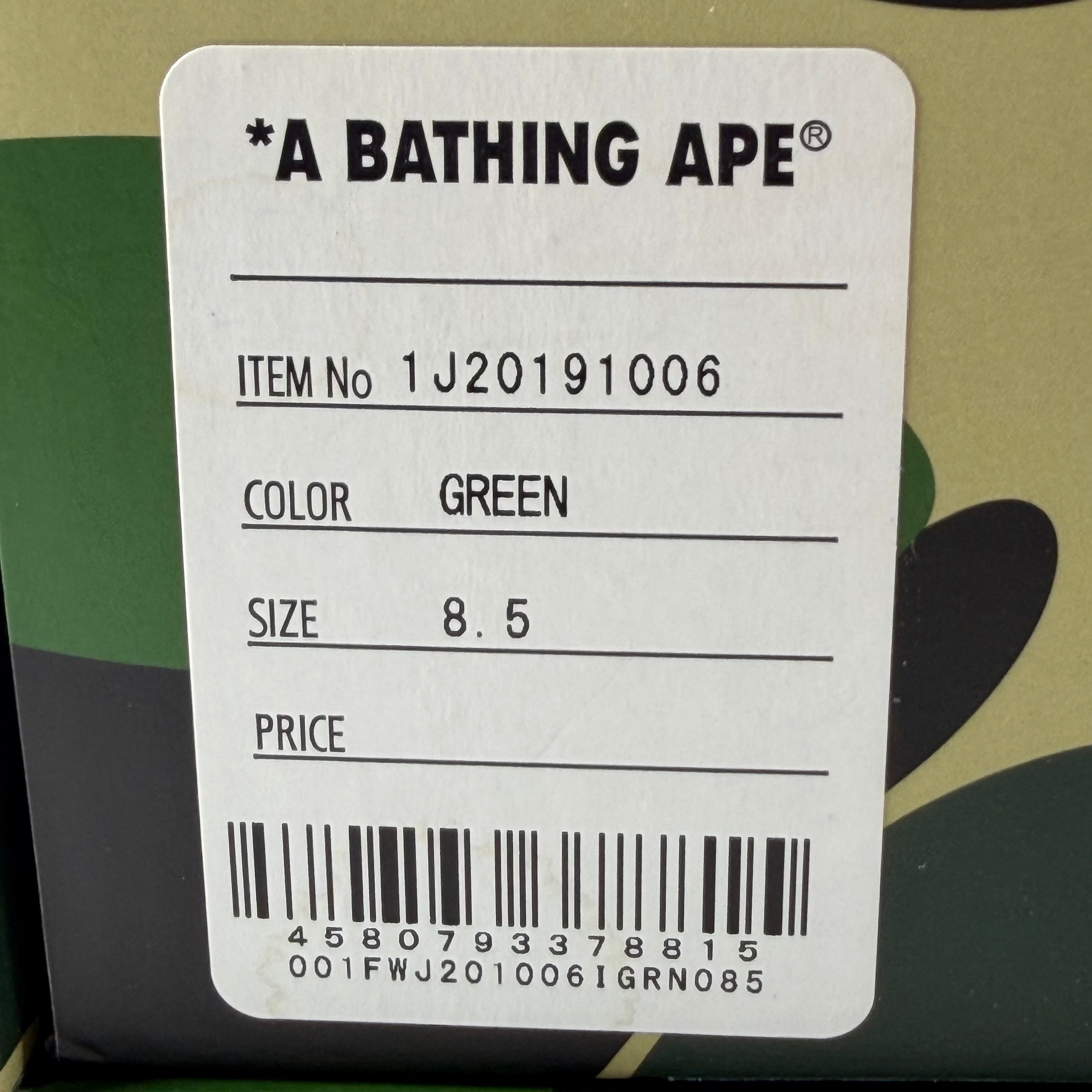 339658 A Bathing Ape Bape Sta Green (2023)