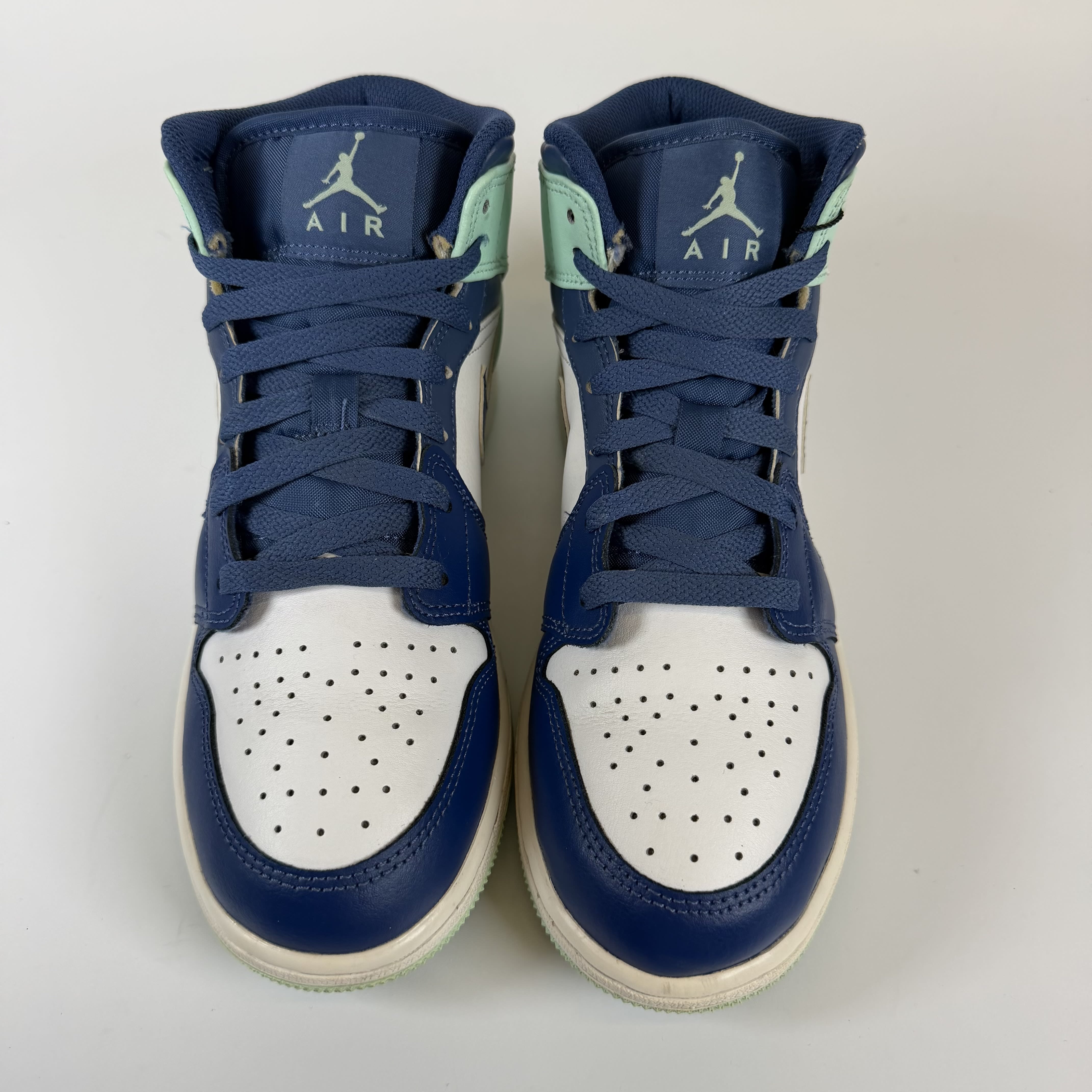 SP6958 Jordan 1 Mid Mystic Navy Mint Foam (GS)