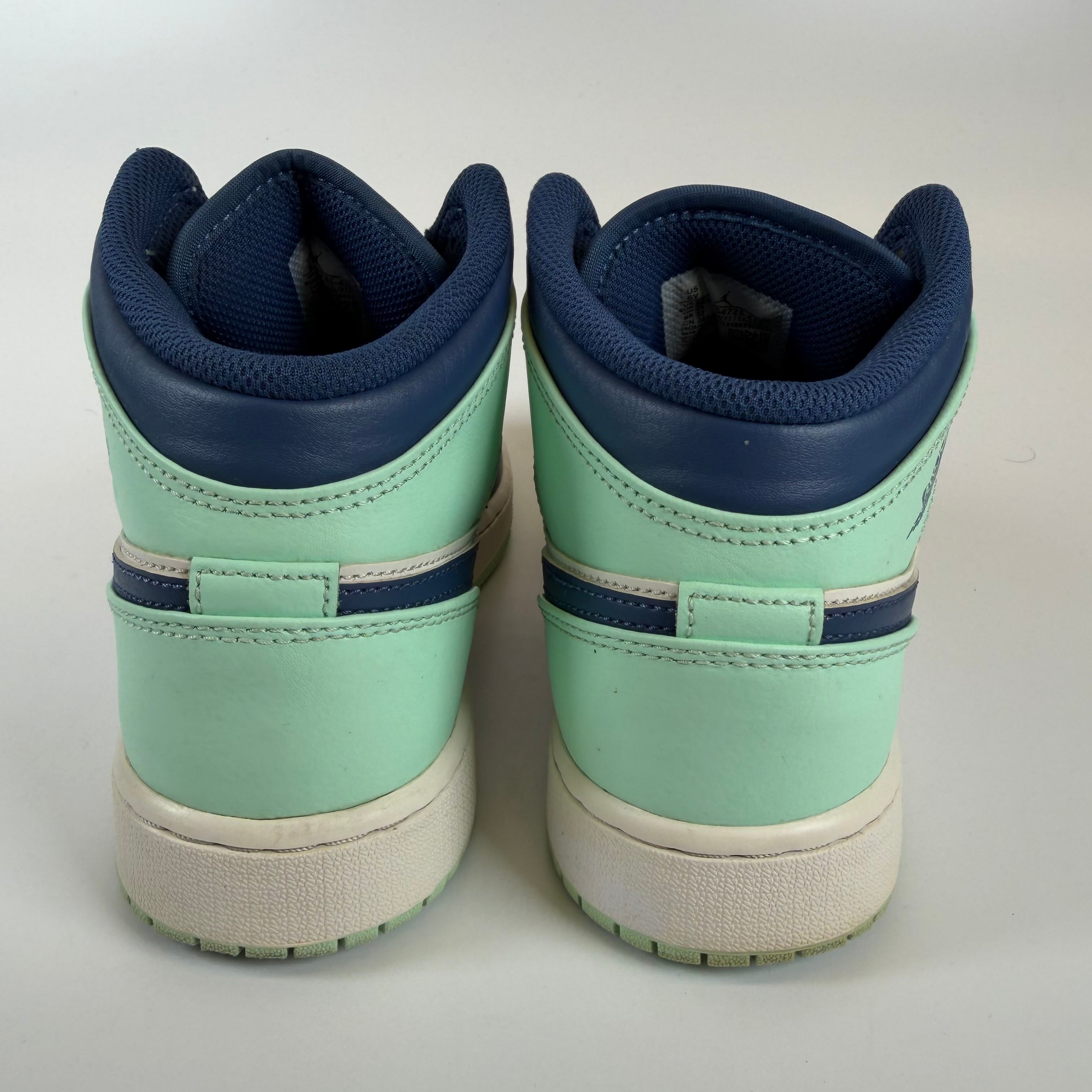 SP6958 Jordan 1 Mid Mystic Navy Mint Foam (GS)