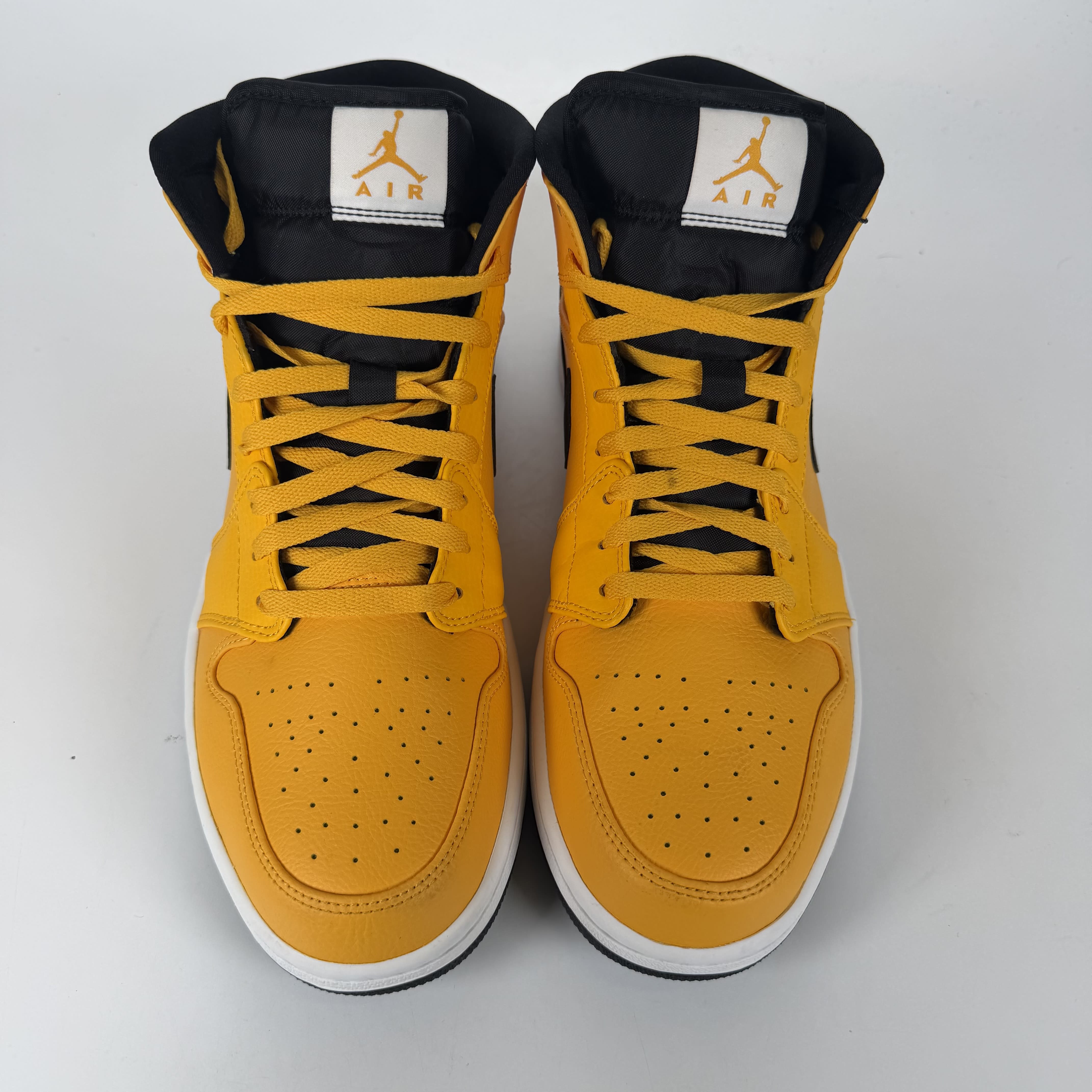 SP3441 Jordan 1 Mid University Gold Black