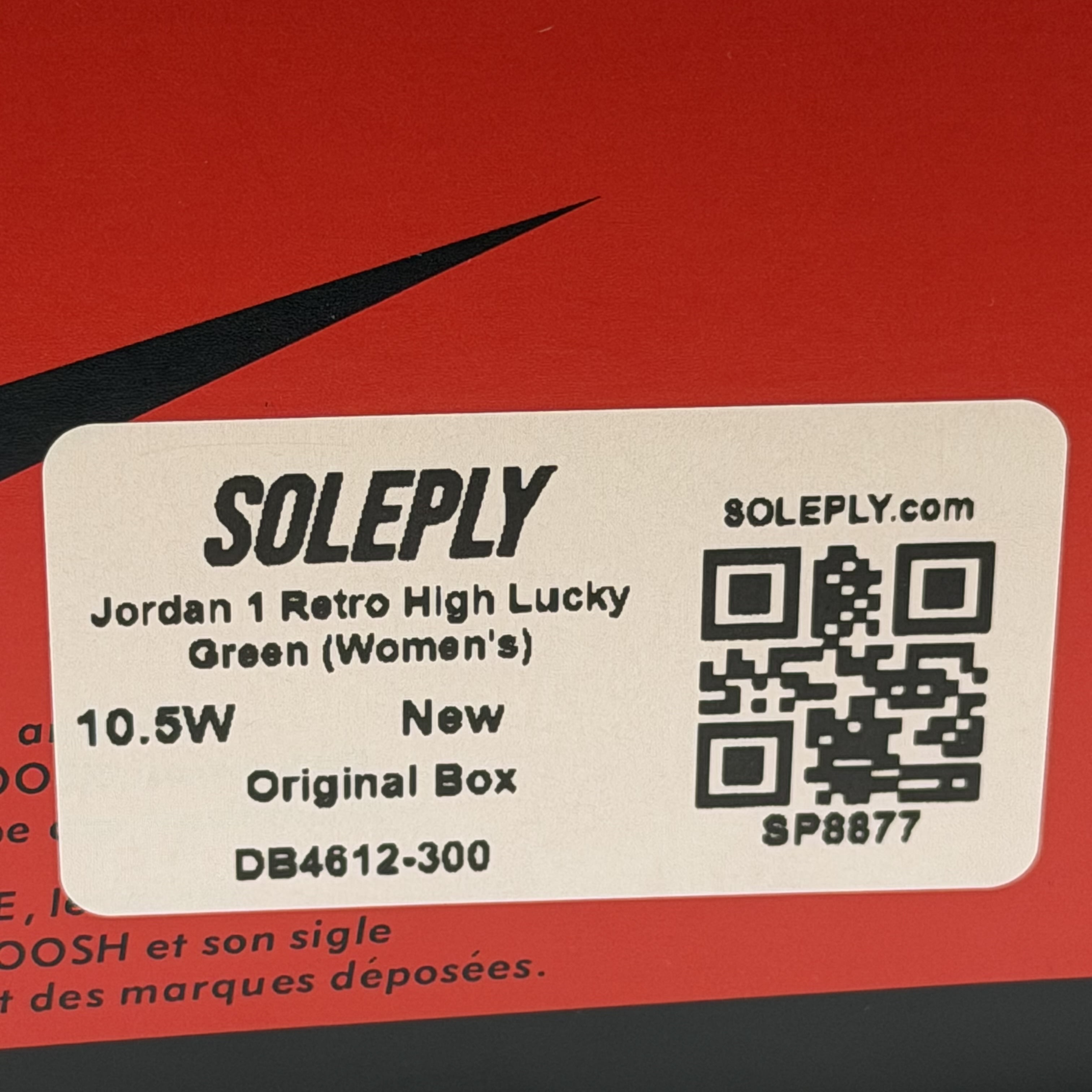 SP8877 Jordan 1 Retro High Lucky Green (Women's)
