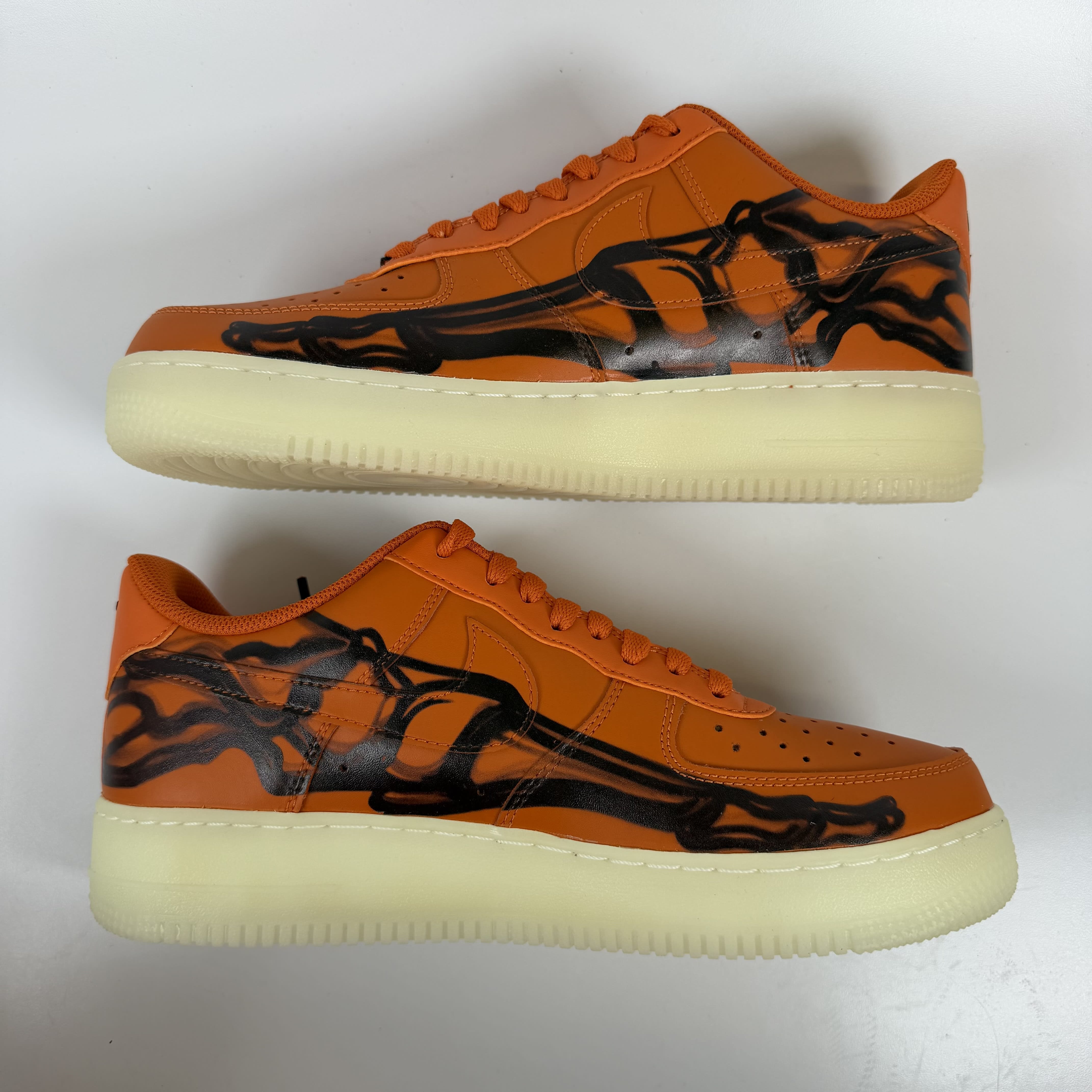 SP8058 Air Force 1 Low 'Orange Skeleton'