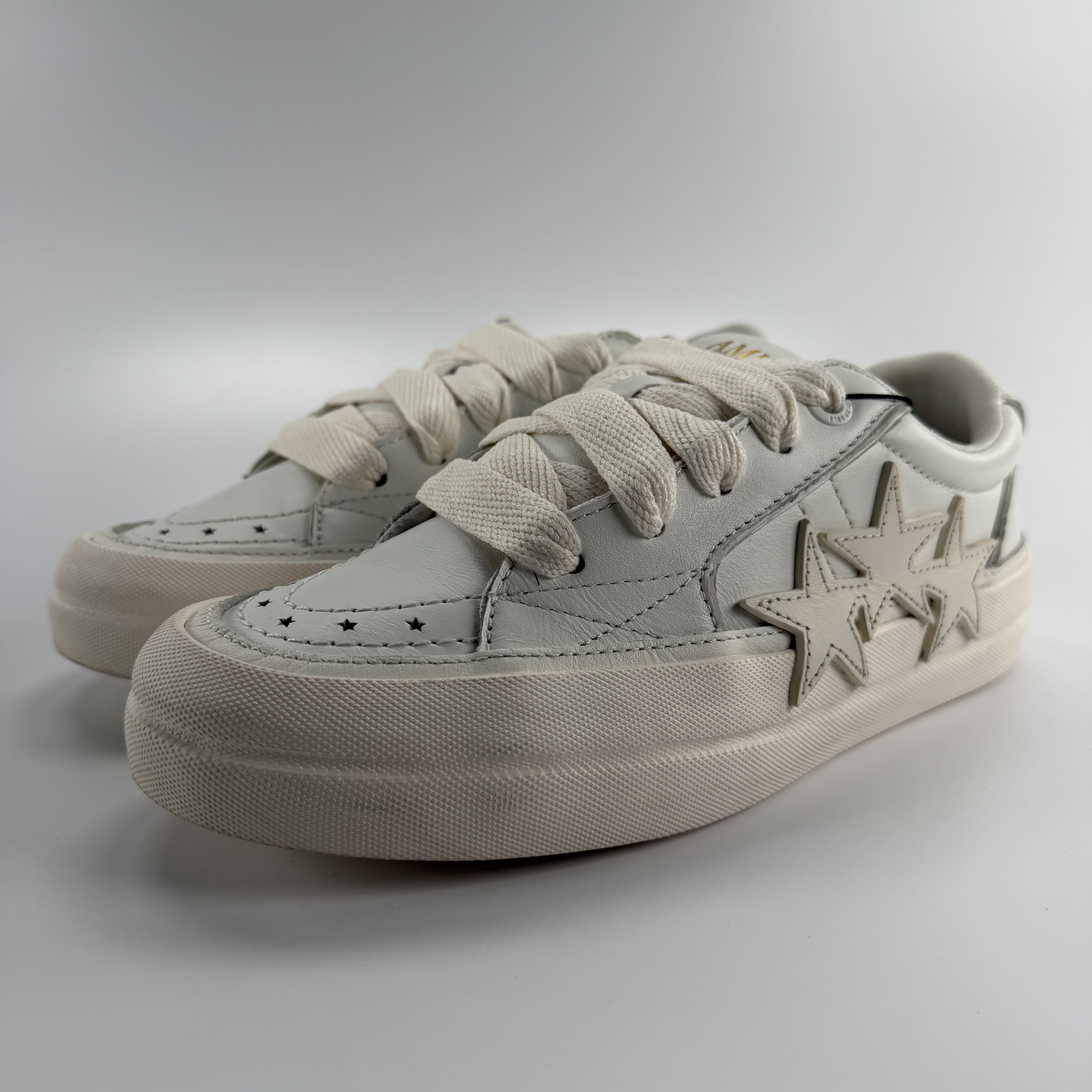 788725 AMIRI Sunset Skate Low Alabaster Birch