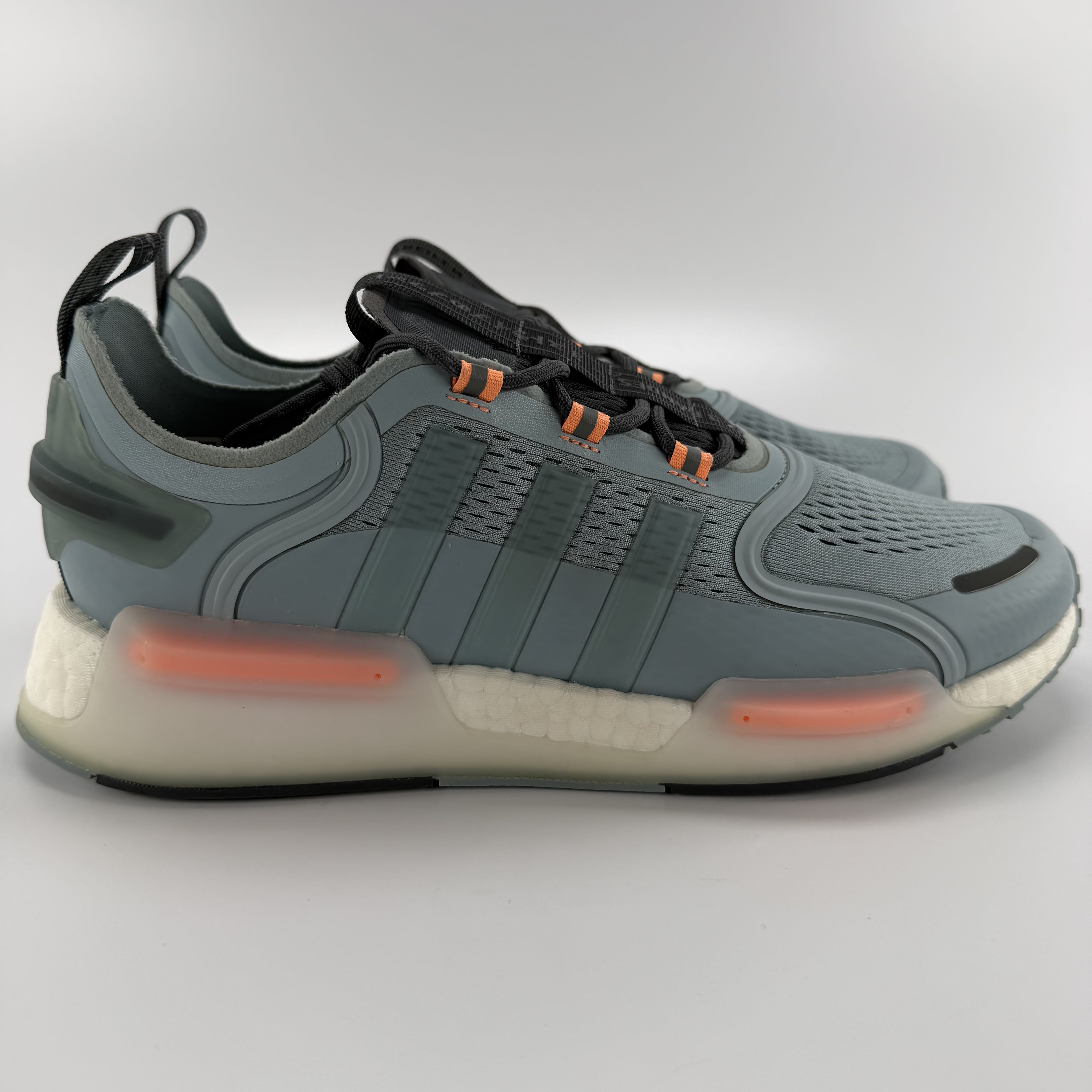 495765 adidas NMD V3 Magic Grey Beam Orange