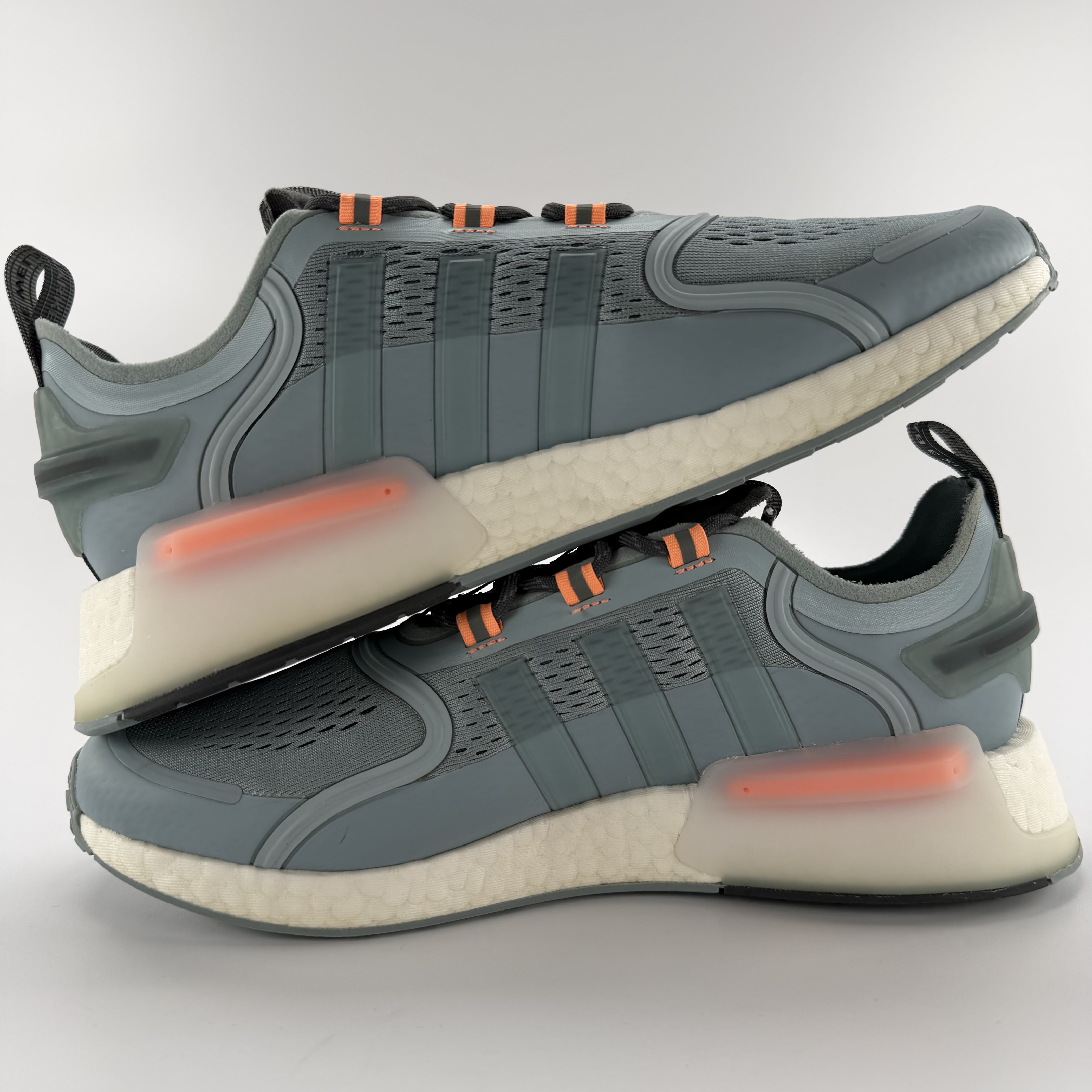 495765 adidas NMD V3 Magic Grey Beam Orange