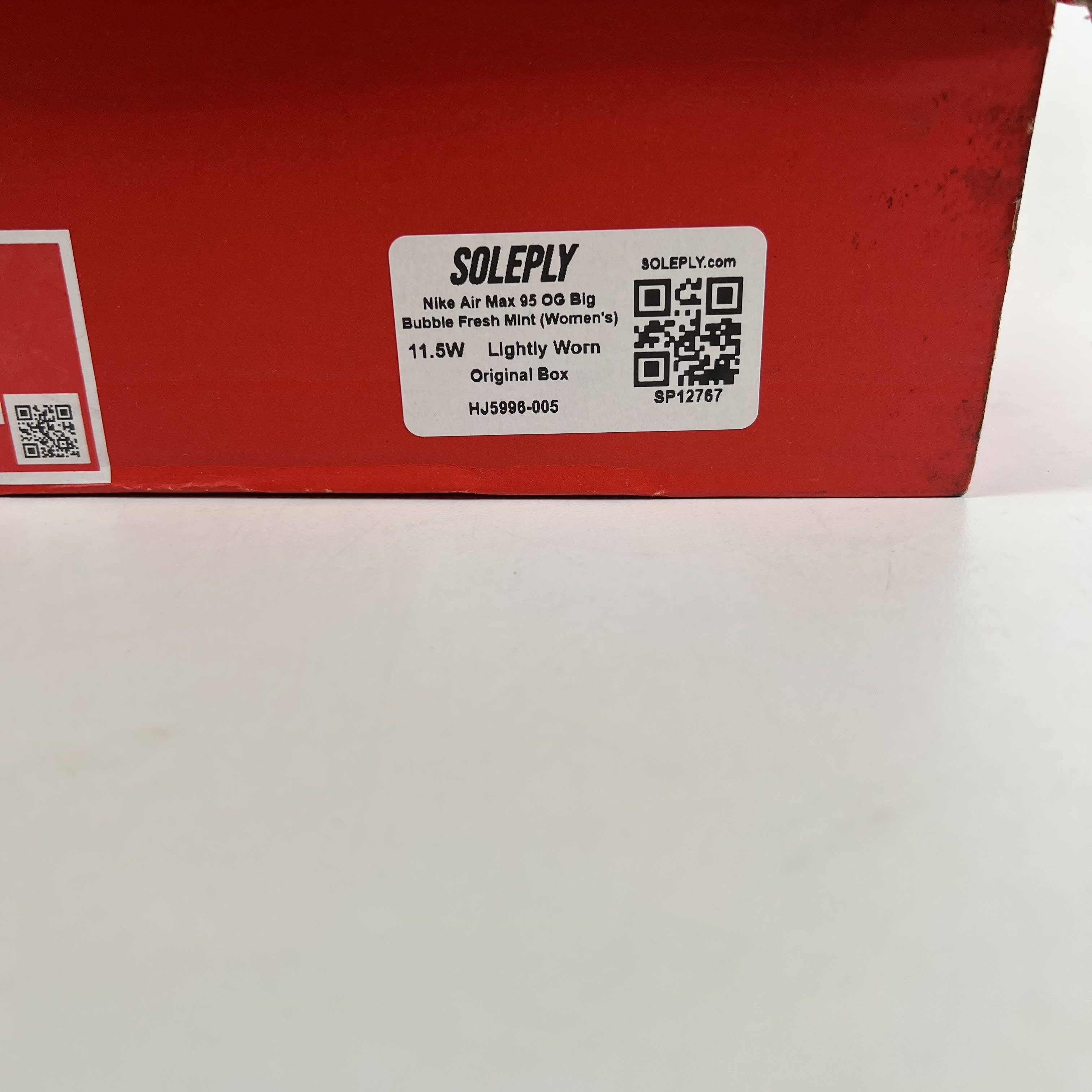 SP12767 Nike Air Max 95 OG Big Bubble Fresh Mint (Women's)