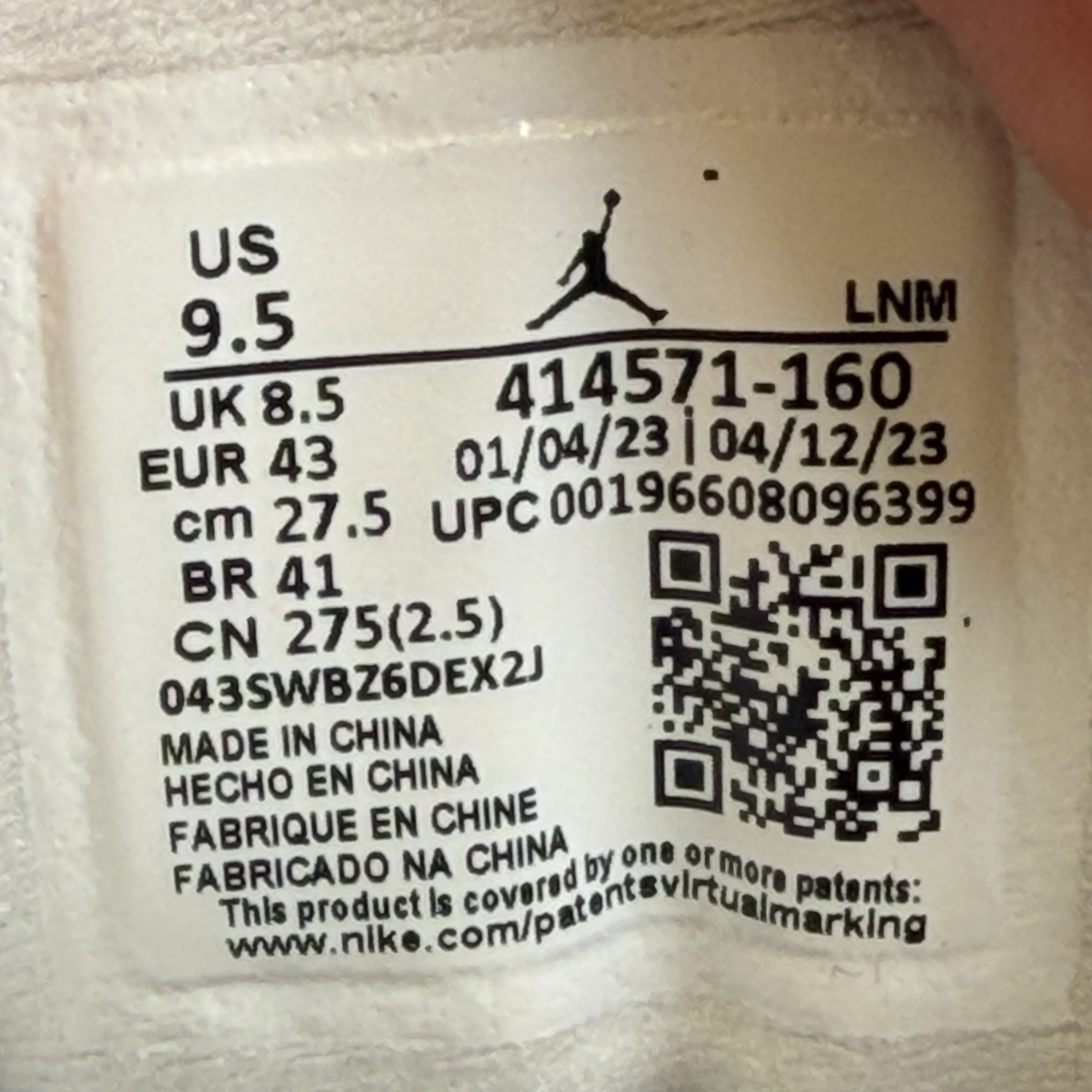 656103 Jordan 13 Retro Wolf Grey