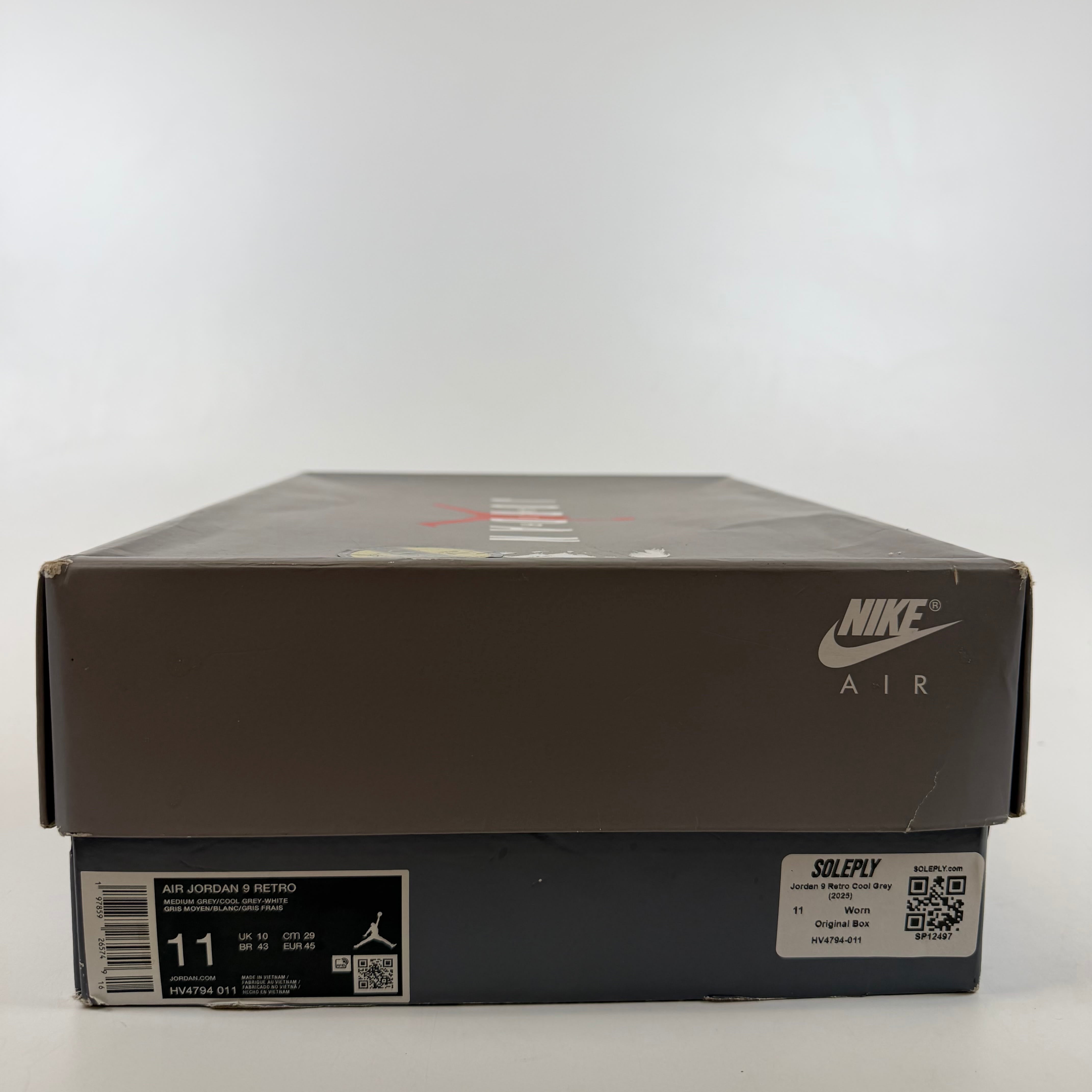 [SP12497] Jordan 9 Retro Cool Grey (2025)
