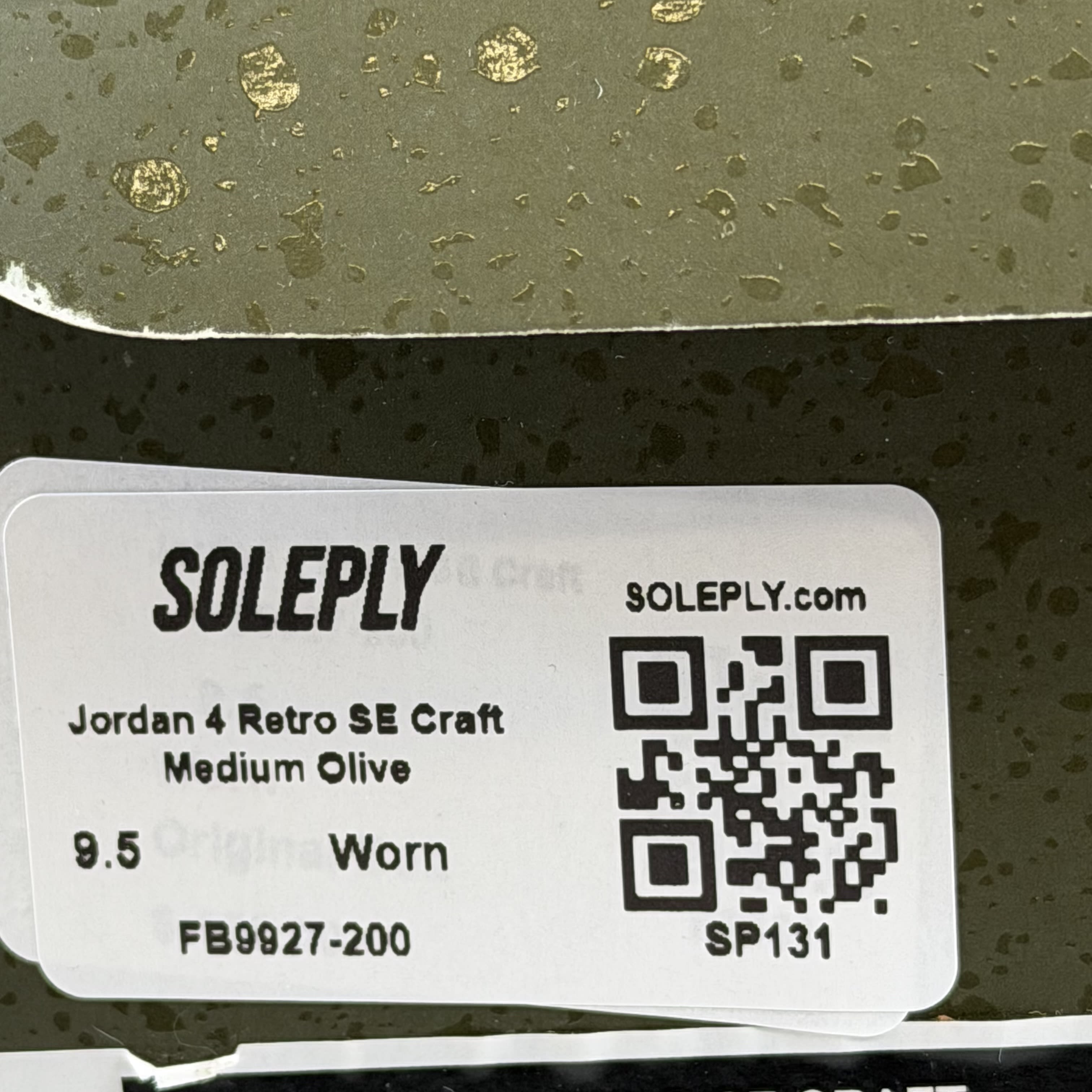 [SP131] Jordan 4 Retro SE Craft Medium Olive