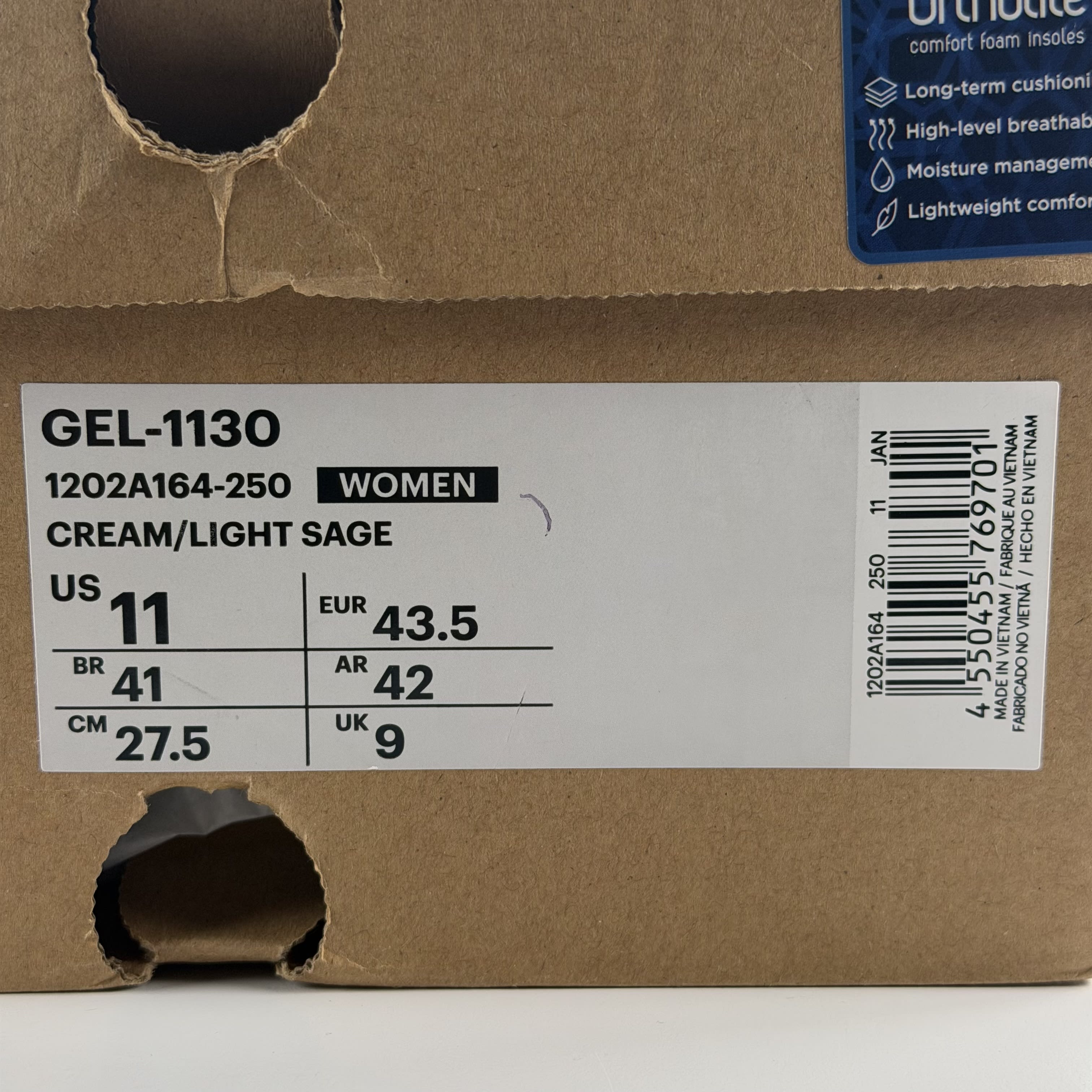 266245 ASICS Gel-1130 Cream Light Sage (Women's)
