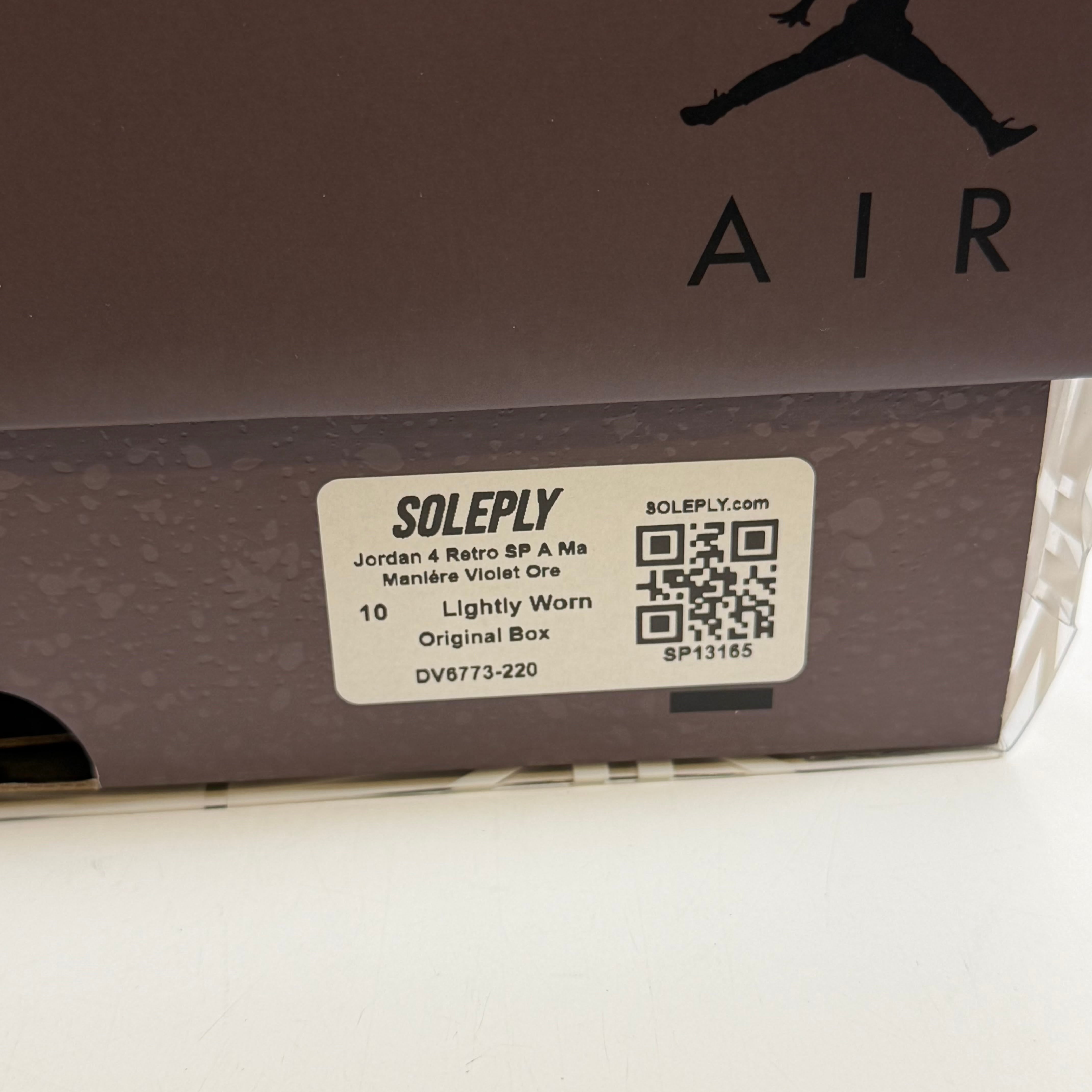 SP13165 Jordan 4 Retro SP A Ma Maniére Violet Ore