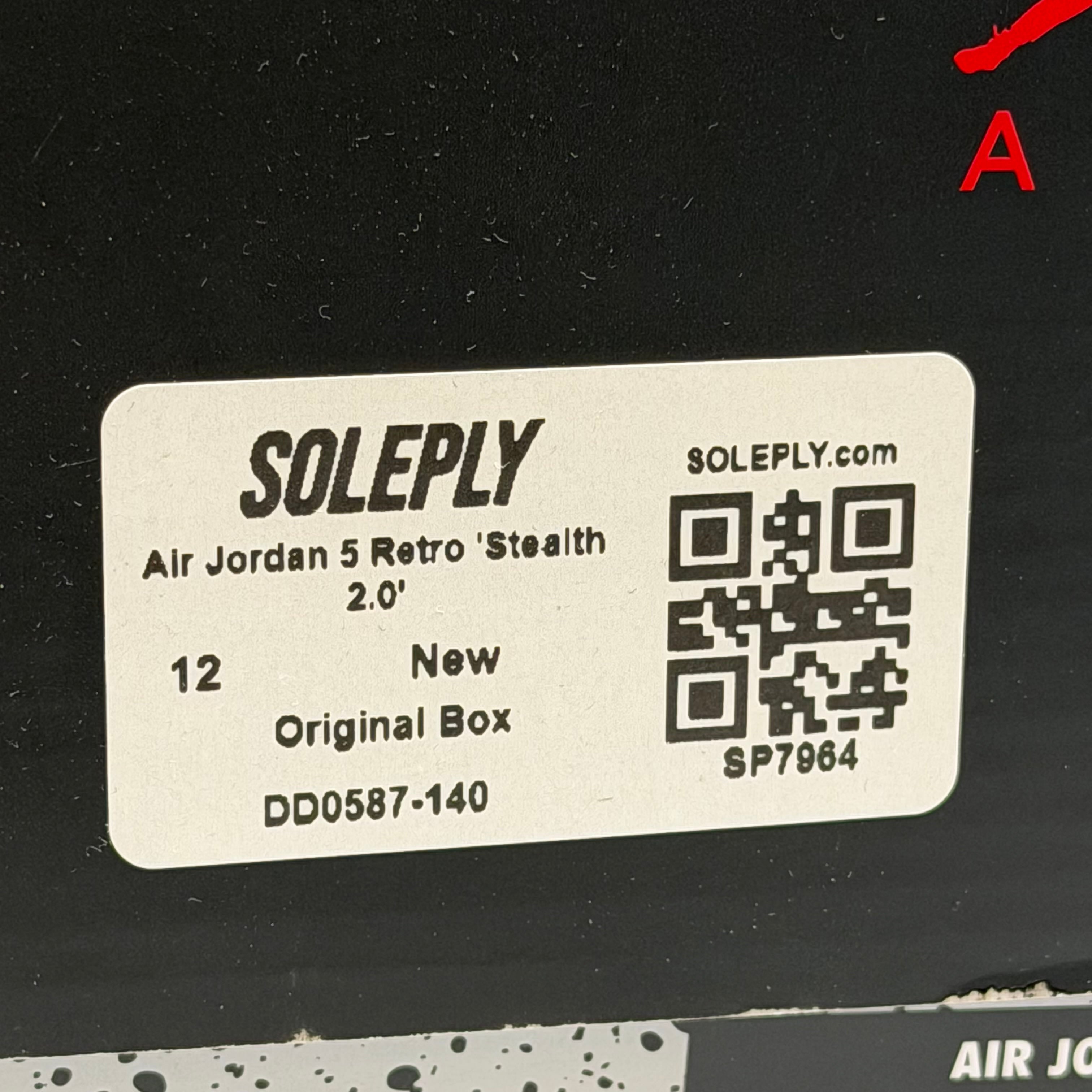 SP7964 Air Jordan 5 Retro 'Stealth 2.0'