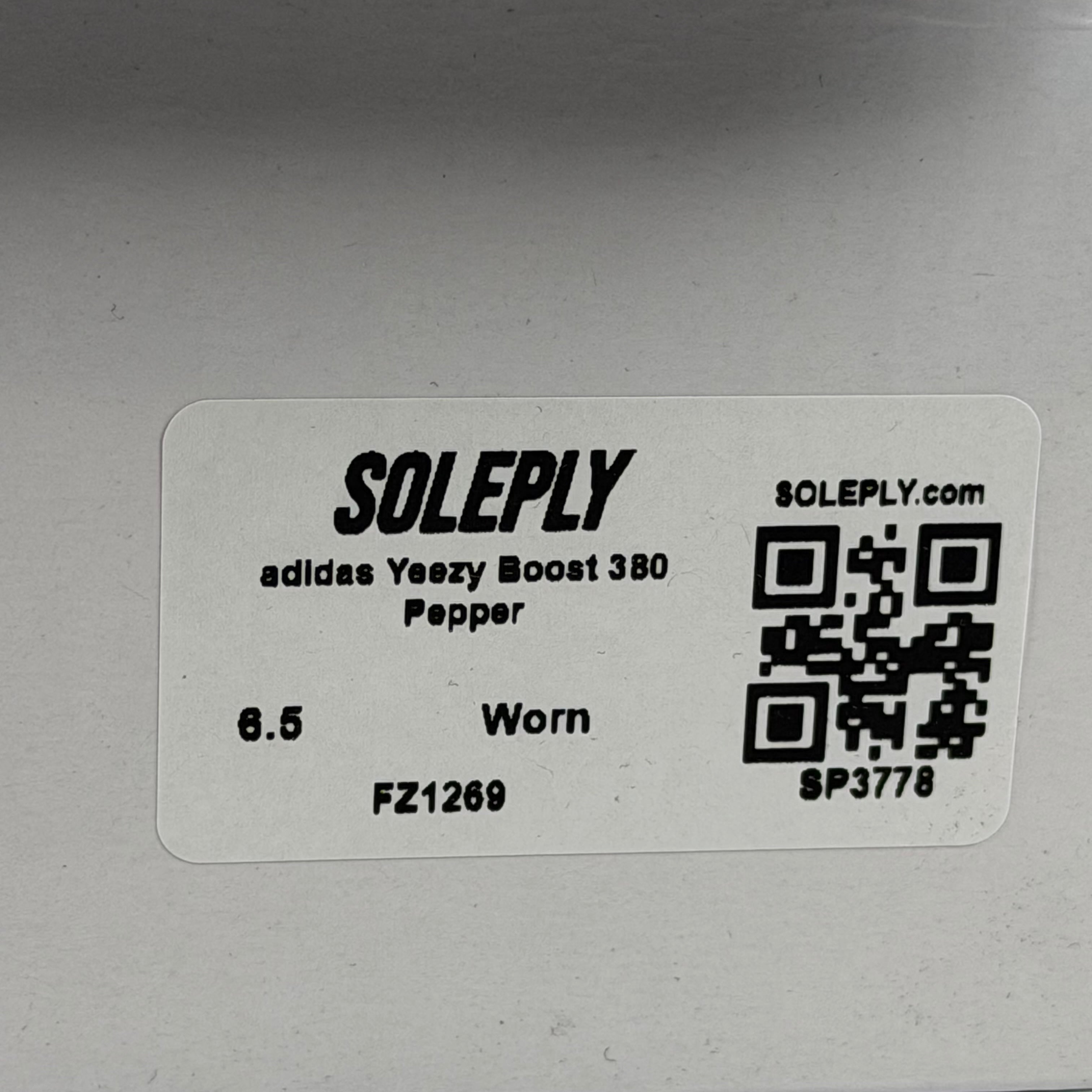 SP3778 adidas Yeezy Boost 380 Pepper