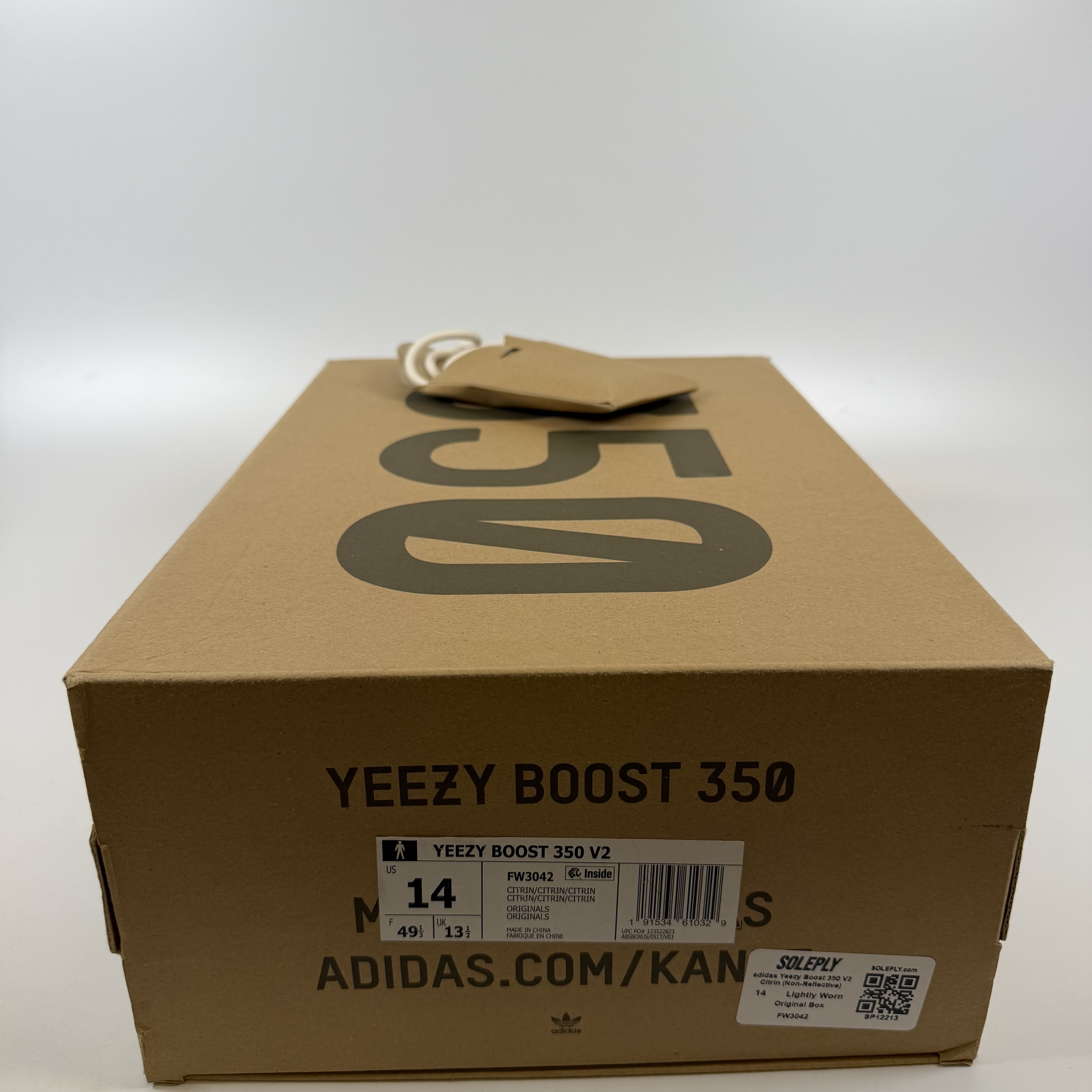 SP12213 adidas Yeezy Boost 350 V2 Citrin (Non-Reflective)