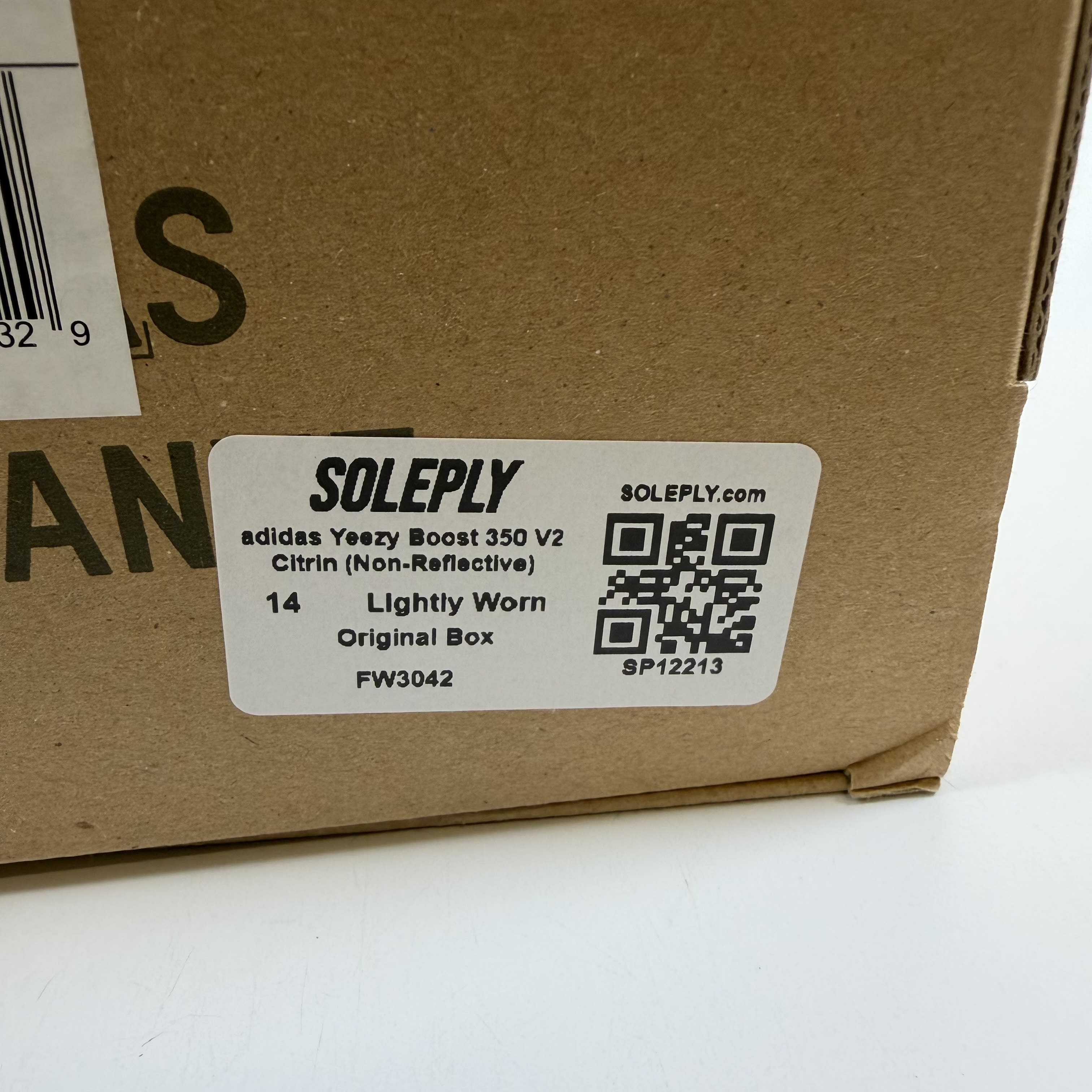 SP12213 adidas Yeezy Boost 350 V2 Citrin (Non-Reflective)